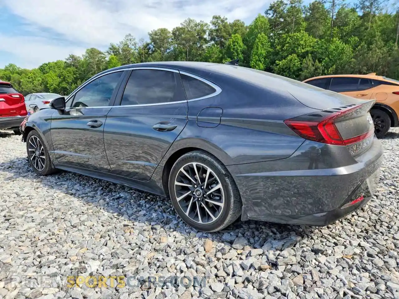 2 Photograph of a damaged car 5NPEH4J29MH088643 HYUNDAI SONATA 2021