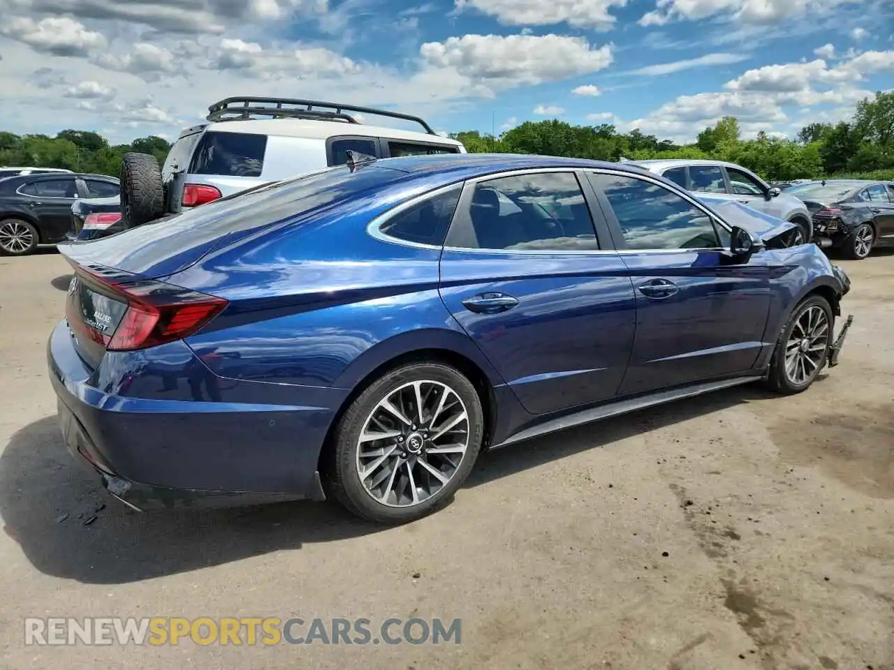 3 Photograph of a damaged car 5NPEH4J29MH095754 HYUNDAI SONATA 2021