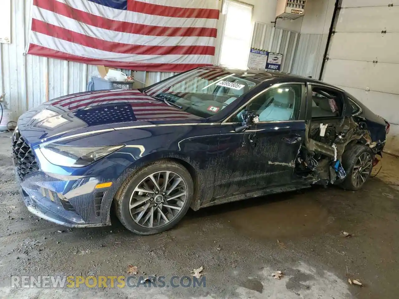 1 Photograph of a damaged car 5NPEH4J29MH106770 HYUNDAI SONATA 2021