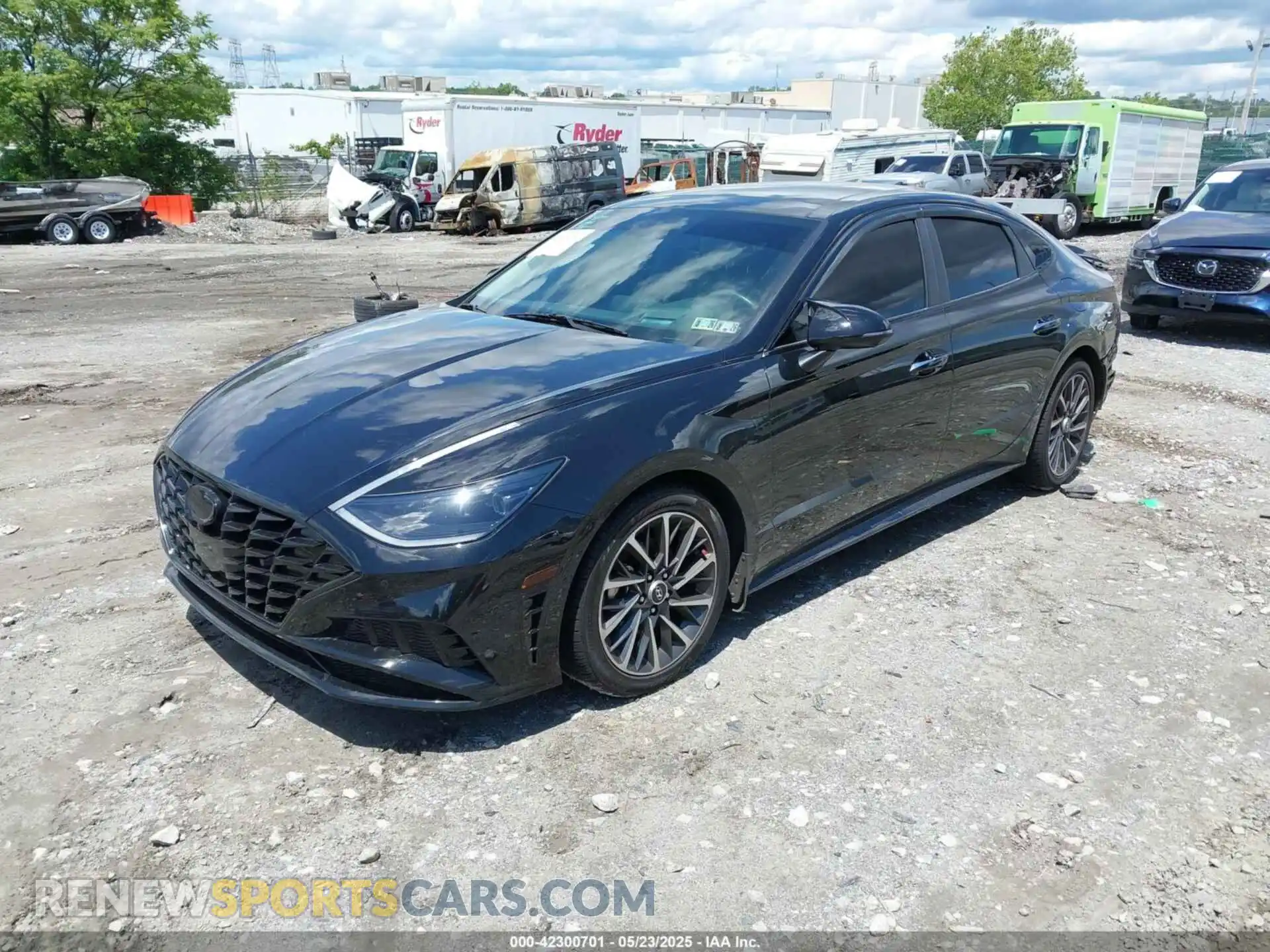 2 Photograph of a damaged car 5NPEH4J29MH117459 HYUNDAI SONATA 2021