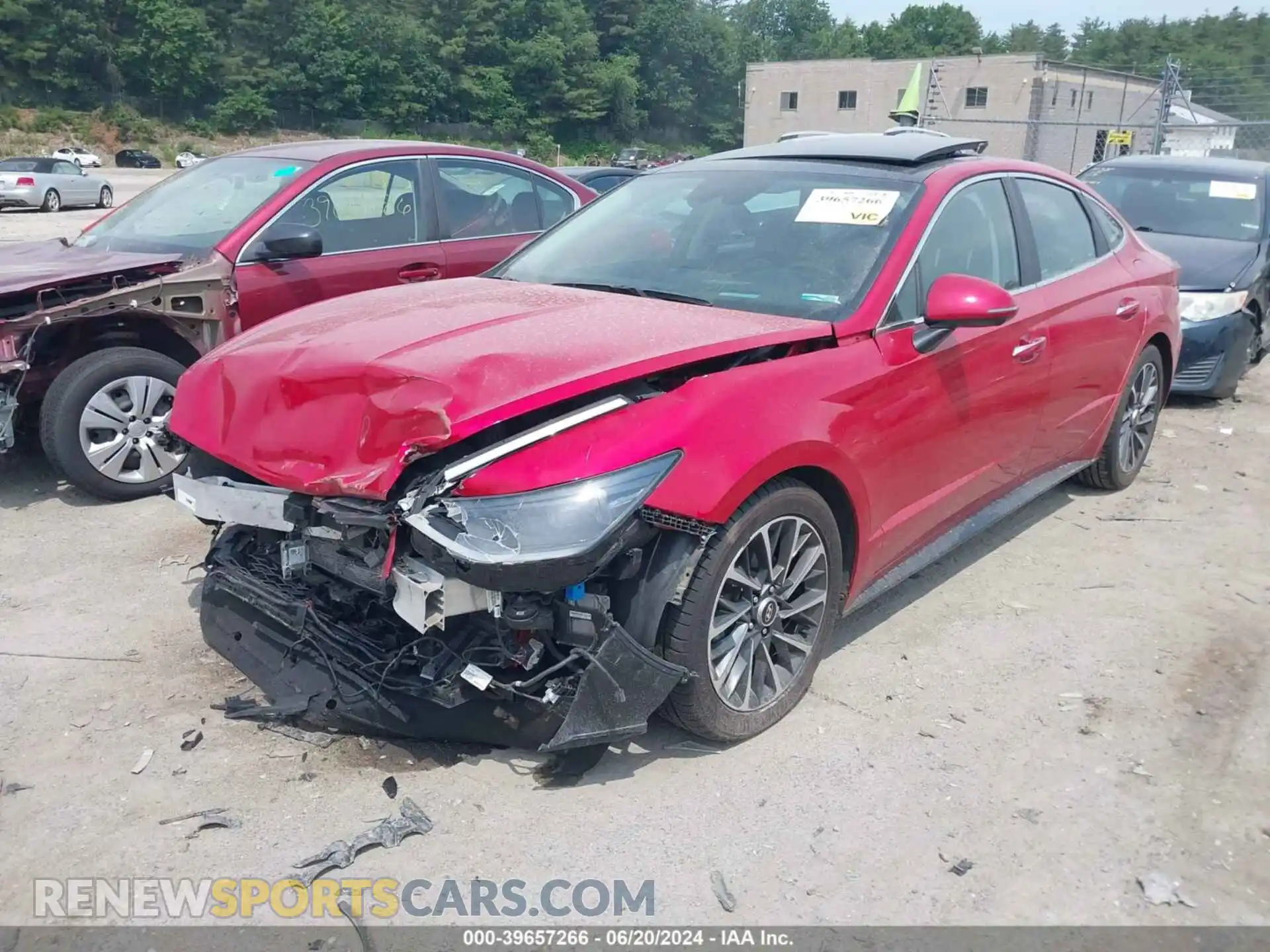 2 Photograph of a damaged car 5NPEH4J29MH118885 HYUNDAI SONATA 2021