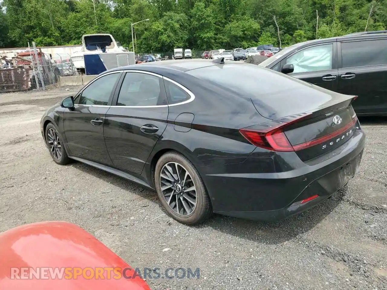 2 Photograph of a damaged car 5NPEH4J2XMH070541 HYUNDAI SONATA 2021