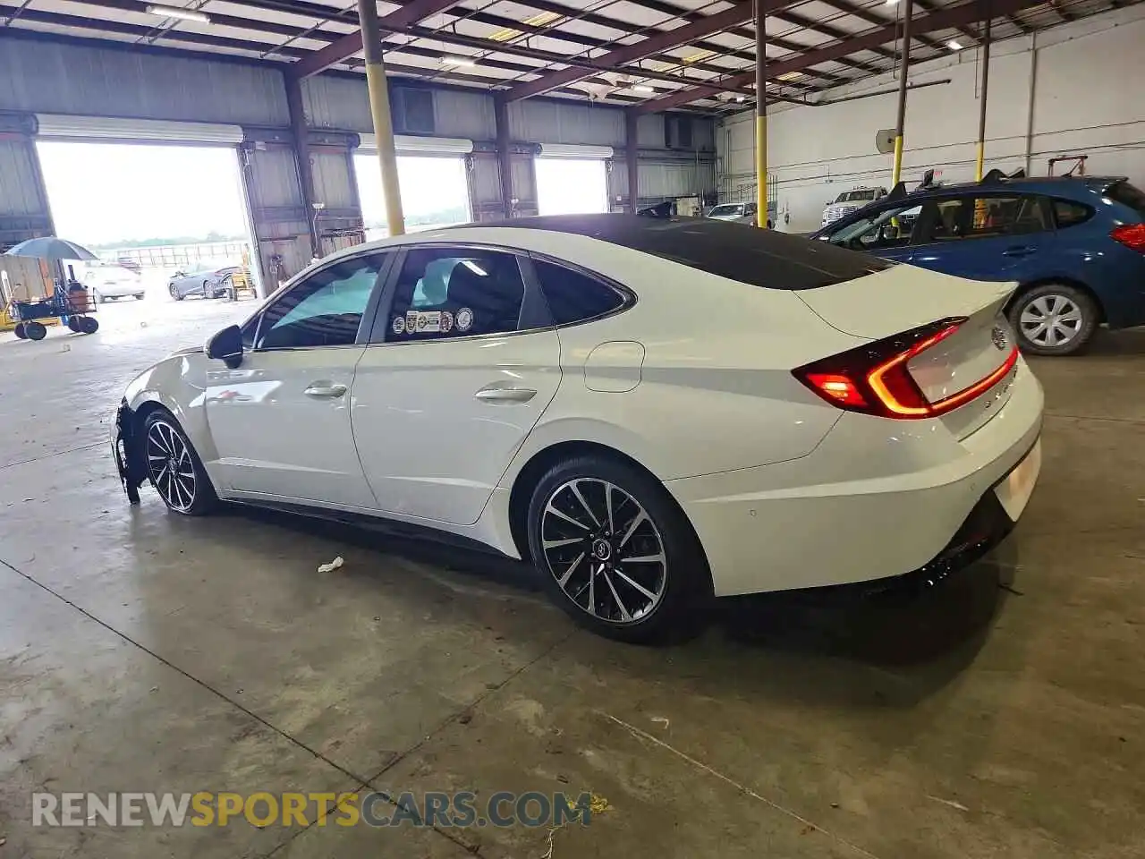2 Photograph of a damaged car 5NPEH4J2XMH075948 HYUNDAI SONATA 2021