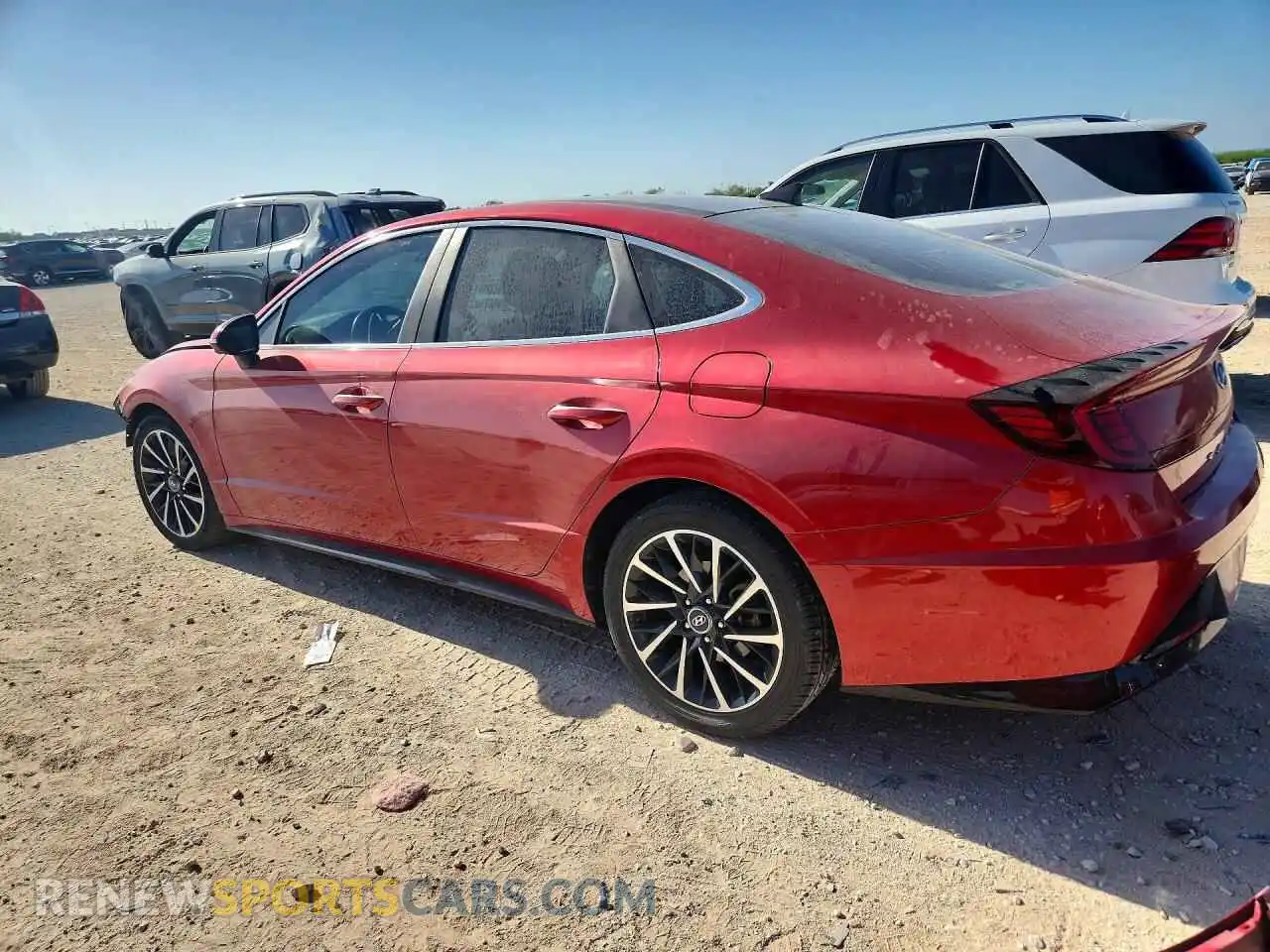 2 Photograph of a damaged car 5NPEH4J2XMH080373 HYUNDAI SONATA 2021