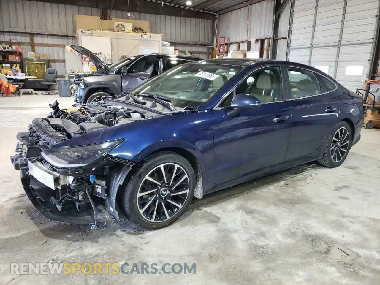 1 Photograph of a damaged car 5NPEH4J2XMH087193 HYUNDAI SONATA 2021