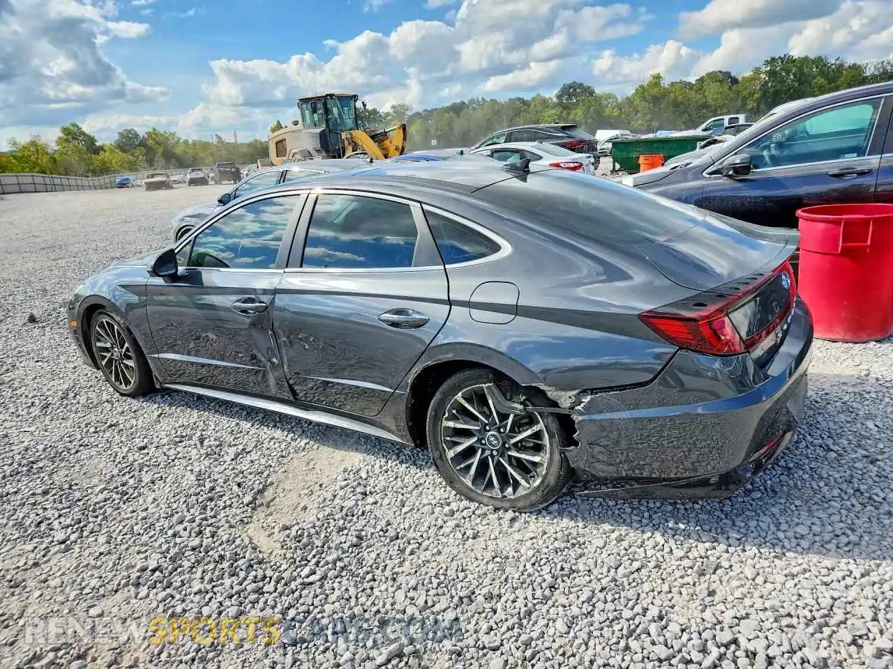 2 Photograph of a damaged car 5NPEH4J2XMH092328 HYUNDAI SONATA 2021