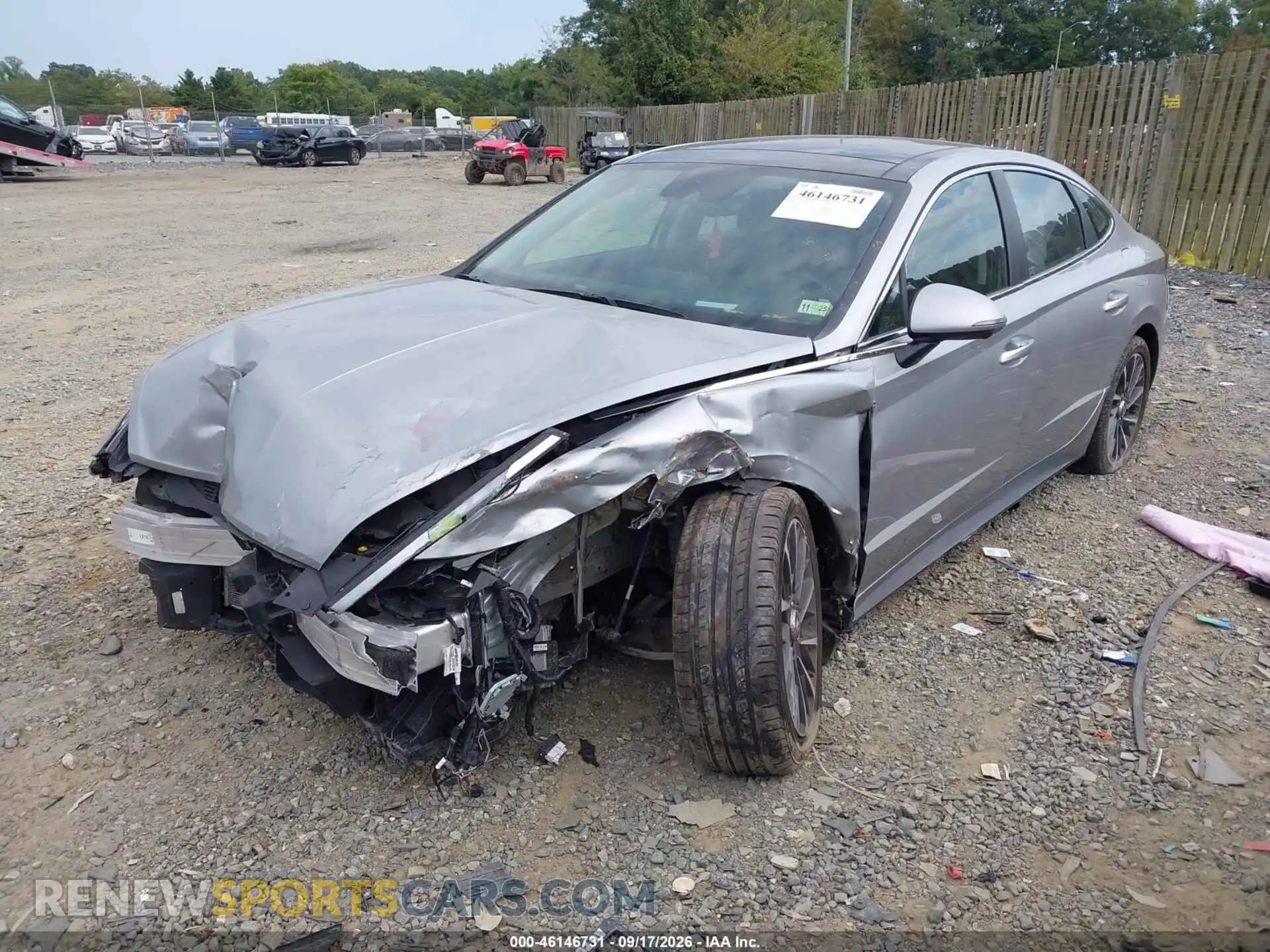 2 Photograph of a damaged car 5NPEH4J2XMH118717 HYUNDAI SONATA 2021