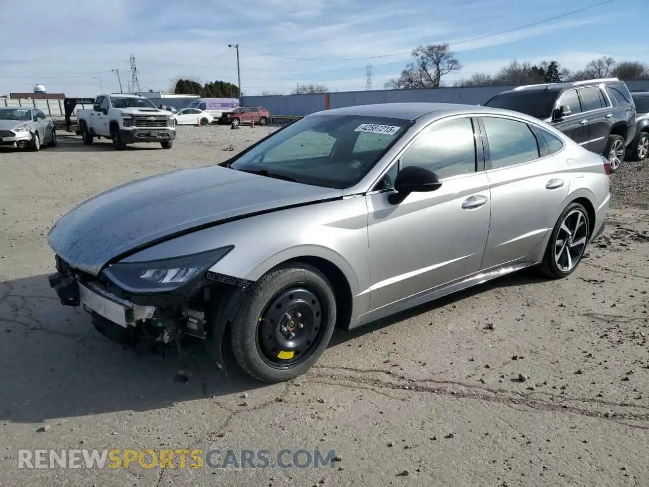 1 Photograph of a damaged car 5NPEJ4J20MH064736 HYUNDAI SONATA 2021