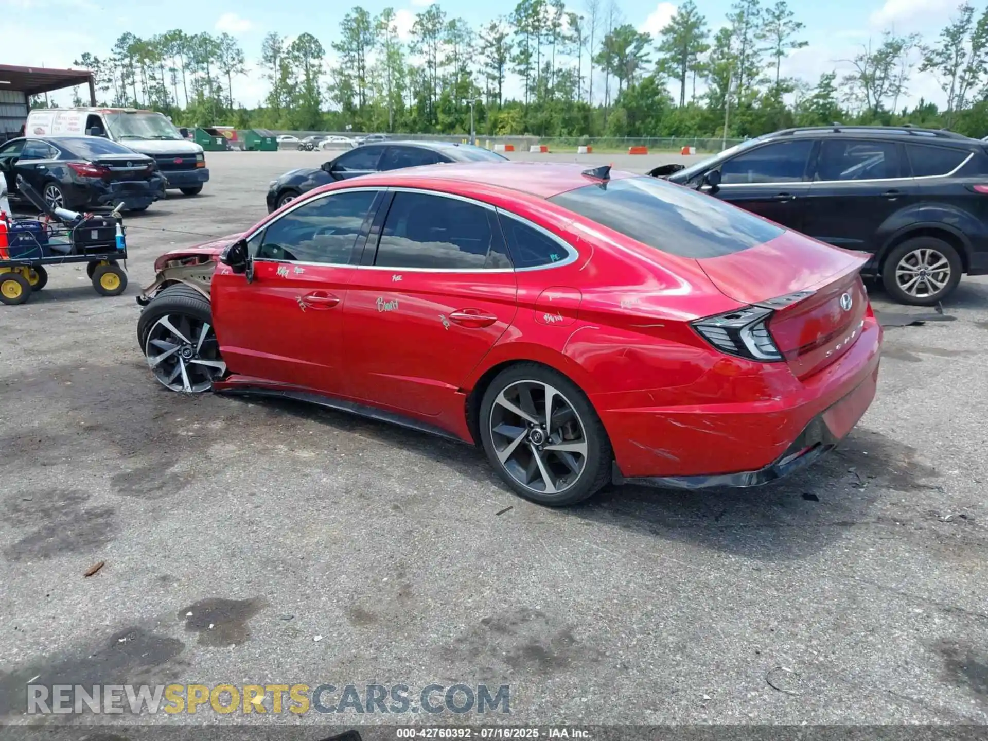 3 Photograph of a damaged car 5NPEJ4J20MH084601 HYUNDAI SONATA 2021