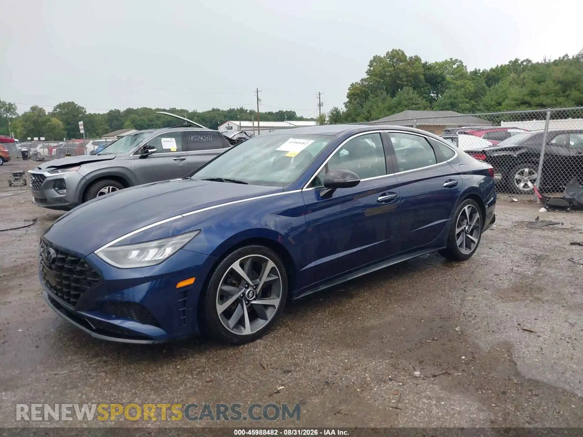 2 Photograph of a damaged car 5NPEJ4J20MH108489 HYUNDAI SONATA 2021