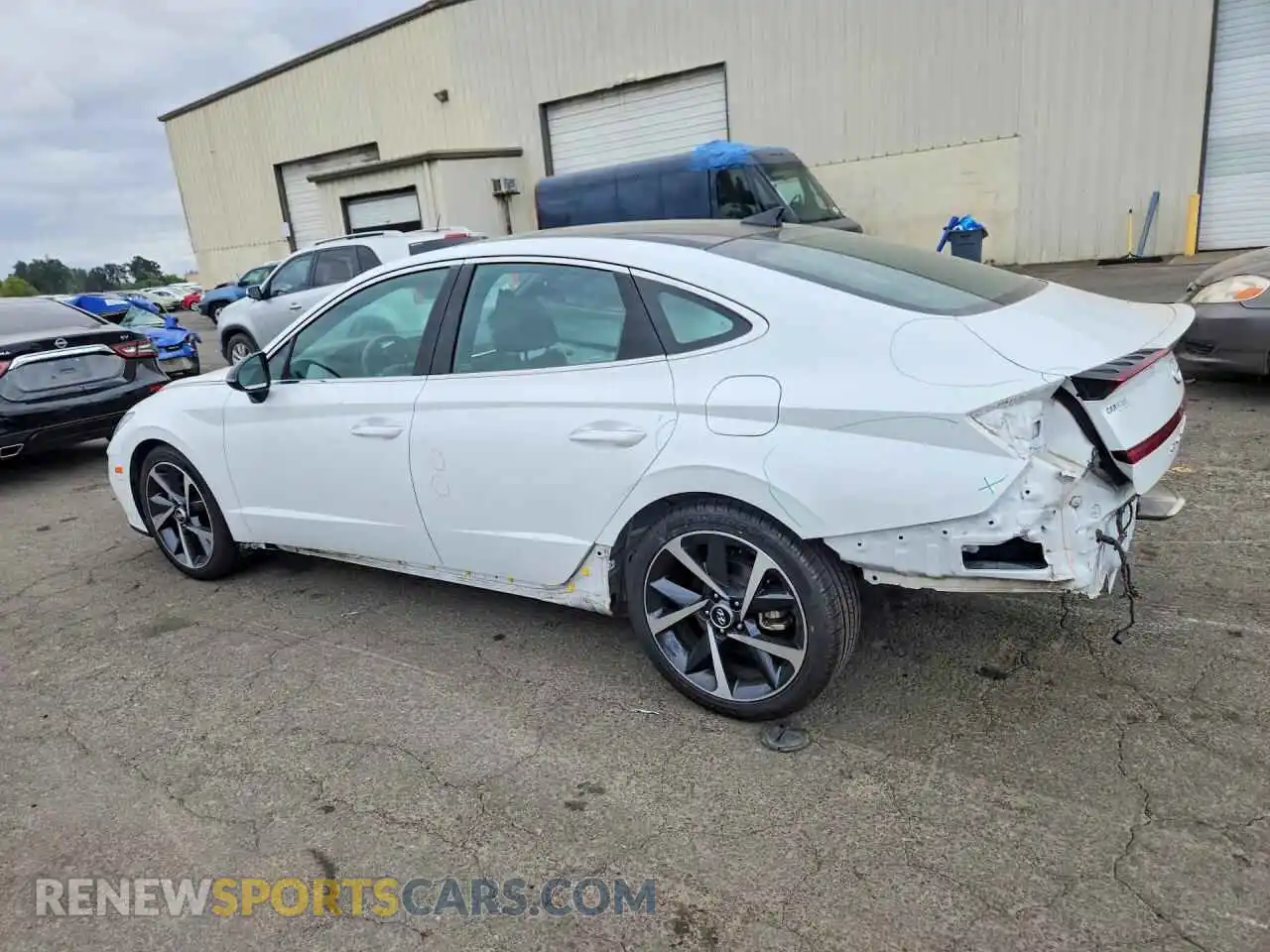 2 Photograph of a damaged car 5NPEJ4J21MH077026 HYUNDAI SONATA 2021