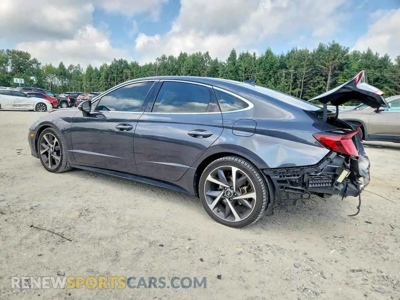 2 Photograph of a damaged car 5NPEJ4J21MH078614 HYUNDAI SONATA 2021