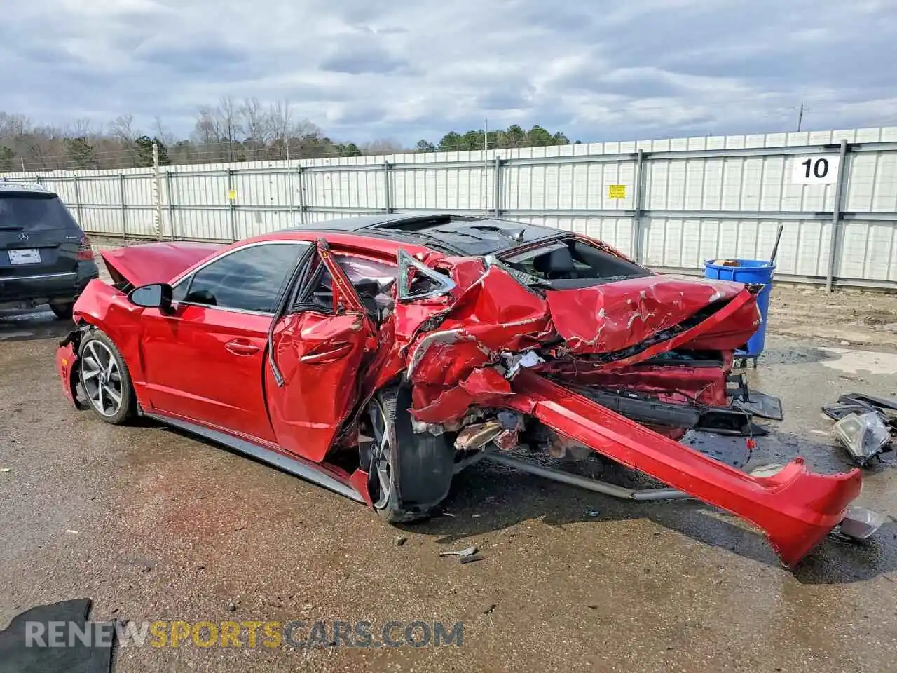 2 Photograph of a damaged car 5NPEJ4J21MH092058 HYUNDAI SONATA 2021
