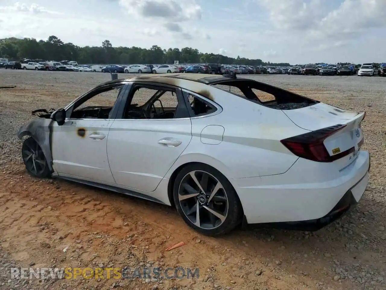 2 Photograph of a damaged car 5NPEJ4J21MH110932 HYUNDAI SONATA 2021