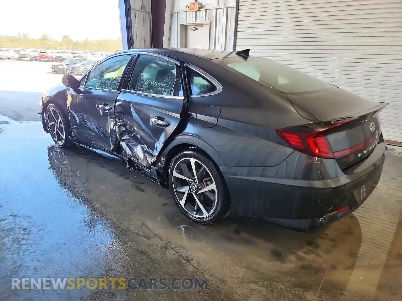 2 fotografías del automóvil dañado 5NPEJ4J21MH112342 HYUNDAI SONATA 2021