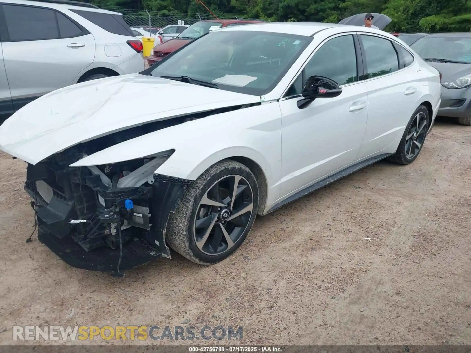 2 Photograph of a damaged car 5NPEJ4J22MH097608 HYUNDAI SONATA 2021