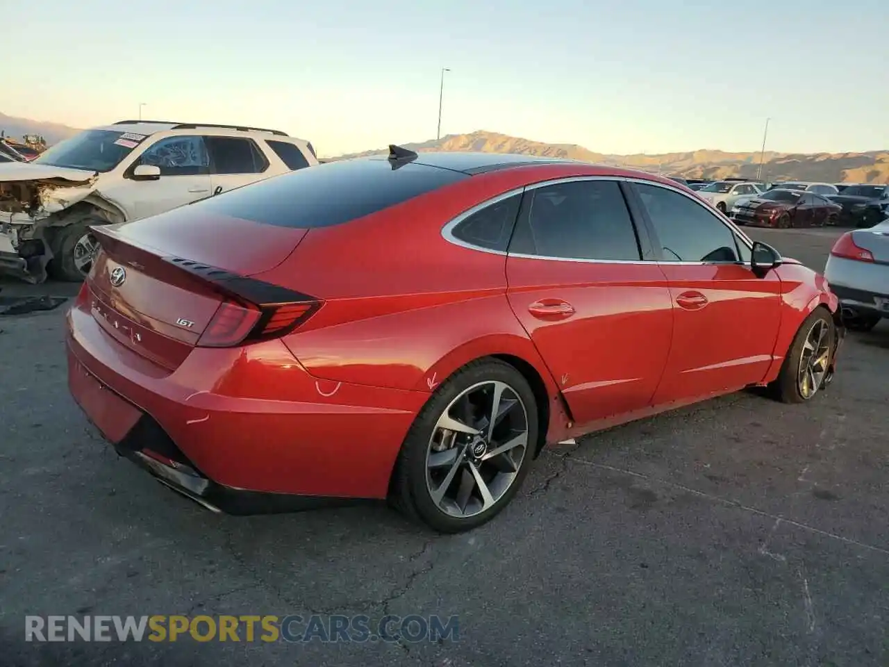 3 Photograph of a damaged car 5NPEJ4J22MH103617 HYUNDAI SONATA 2021