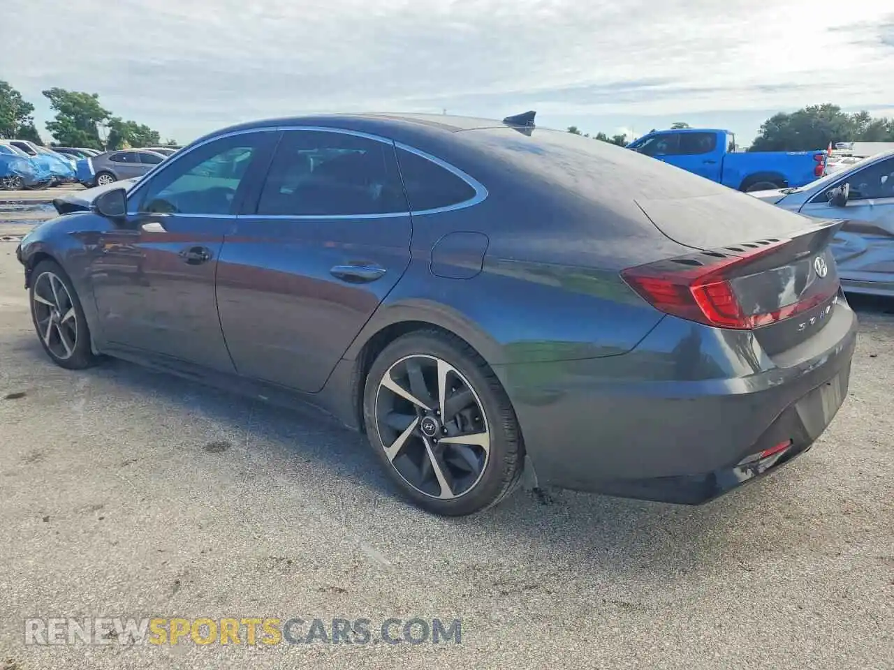 2 Photograph of a damaged car 5NPEJ4J22MH114777 HYUNDAI SONATA 2021
