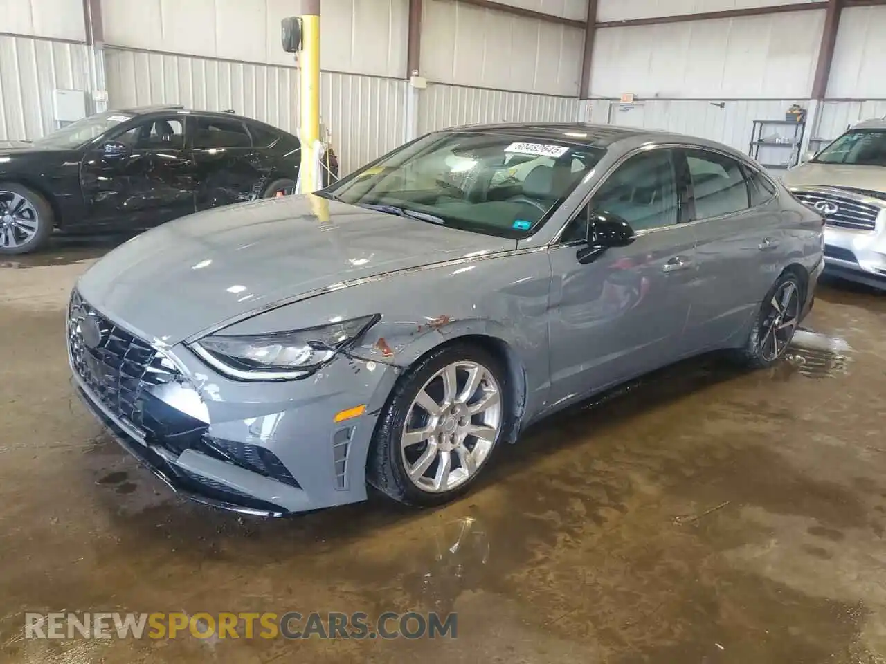 1 Photograph of a damaged car 5NPEJ4J23MH078128 HYUNDAI SONATA 2021