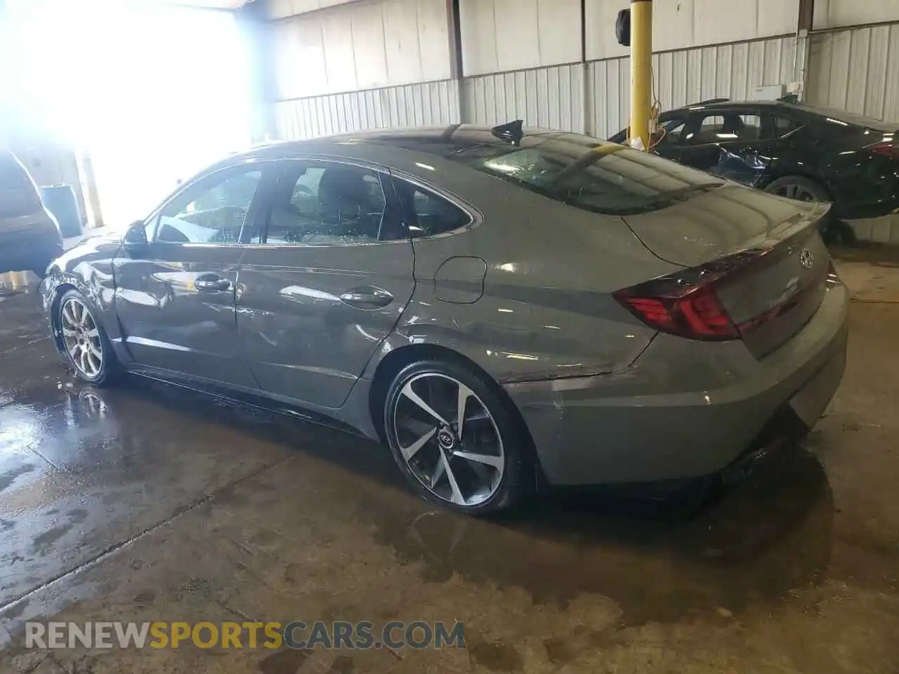 2 Photograph of a damaged car 5NPEJ4J23MH078128 HYUNDAI SONATA 2021