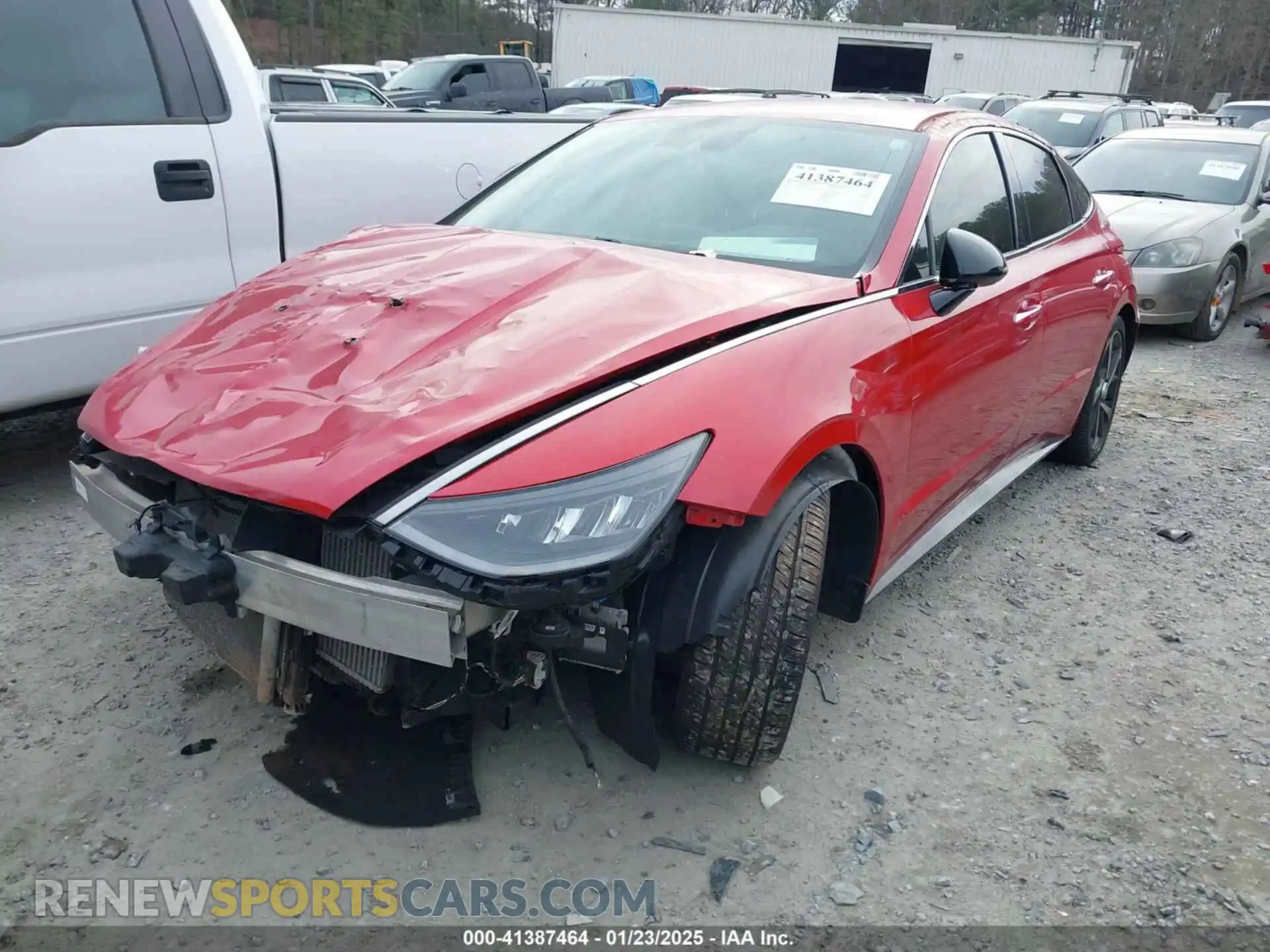 2 Photograph of a damaged car 5NPEJ4J23MH087590 HYUNDAI SONATA 2021