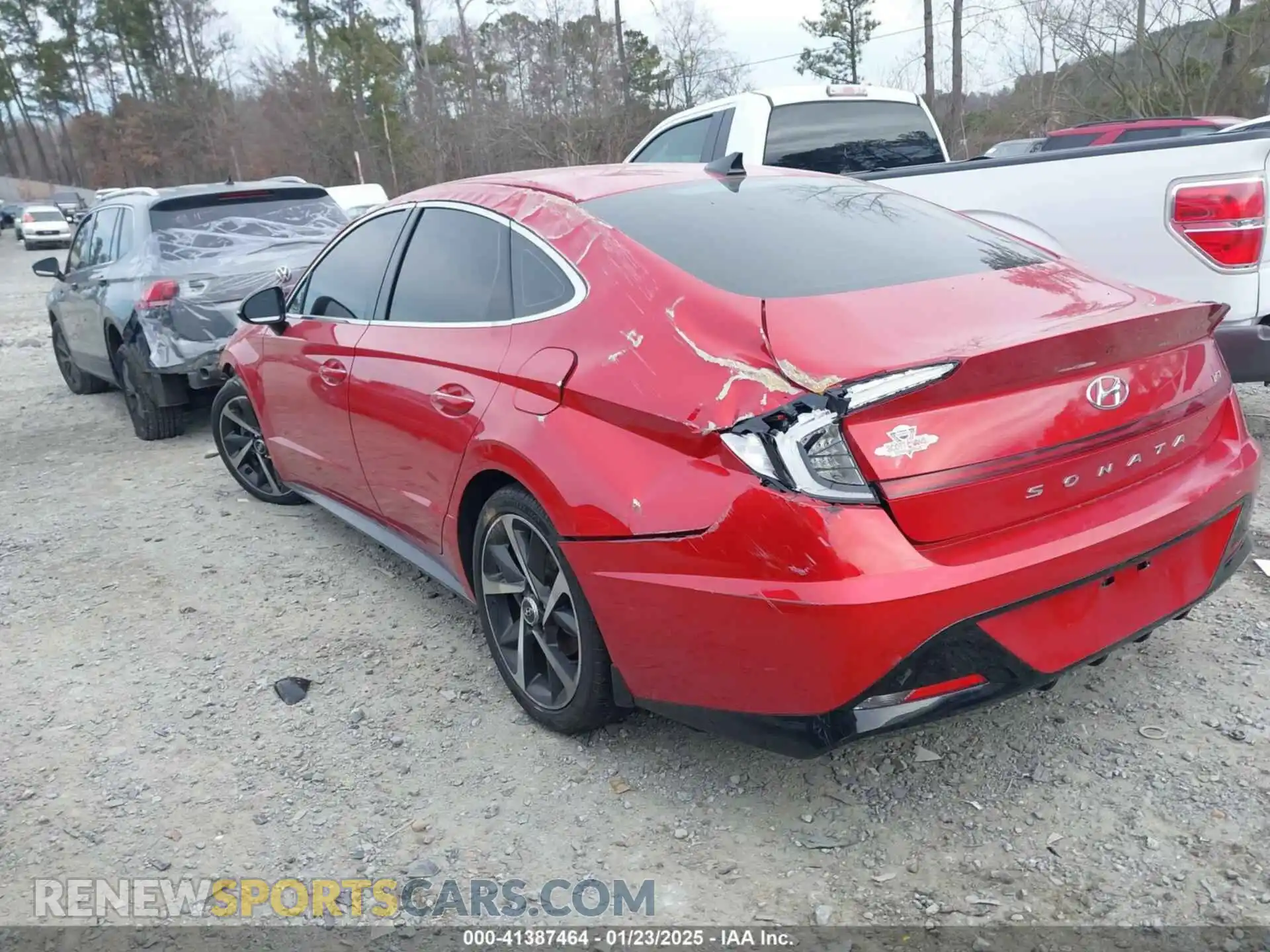 3 Photograph of a damaged car 5NPEJ4J23MH087590 HYUNDAI SONATA 2021