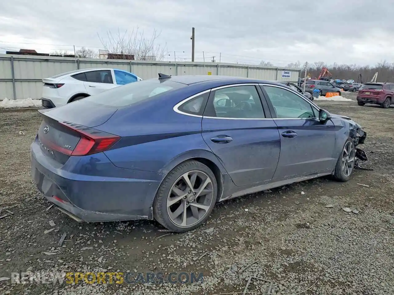 3 fotografías del automóvil dañado 5NPEJ4J23MH089131 HYUNDAI SONATA 2021