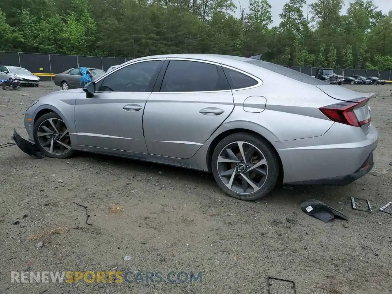 2 Photograph of a damaged car 5NPEJ4J23MH099707 HYUNDAI SONATA 2021