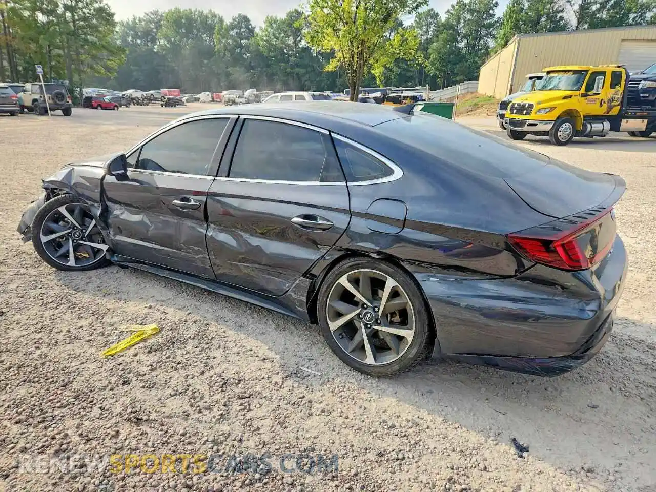 2 Photograph of a damaged car 5NPEJ4J23MH107093 HYUNDAI SONATA 2021