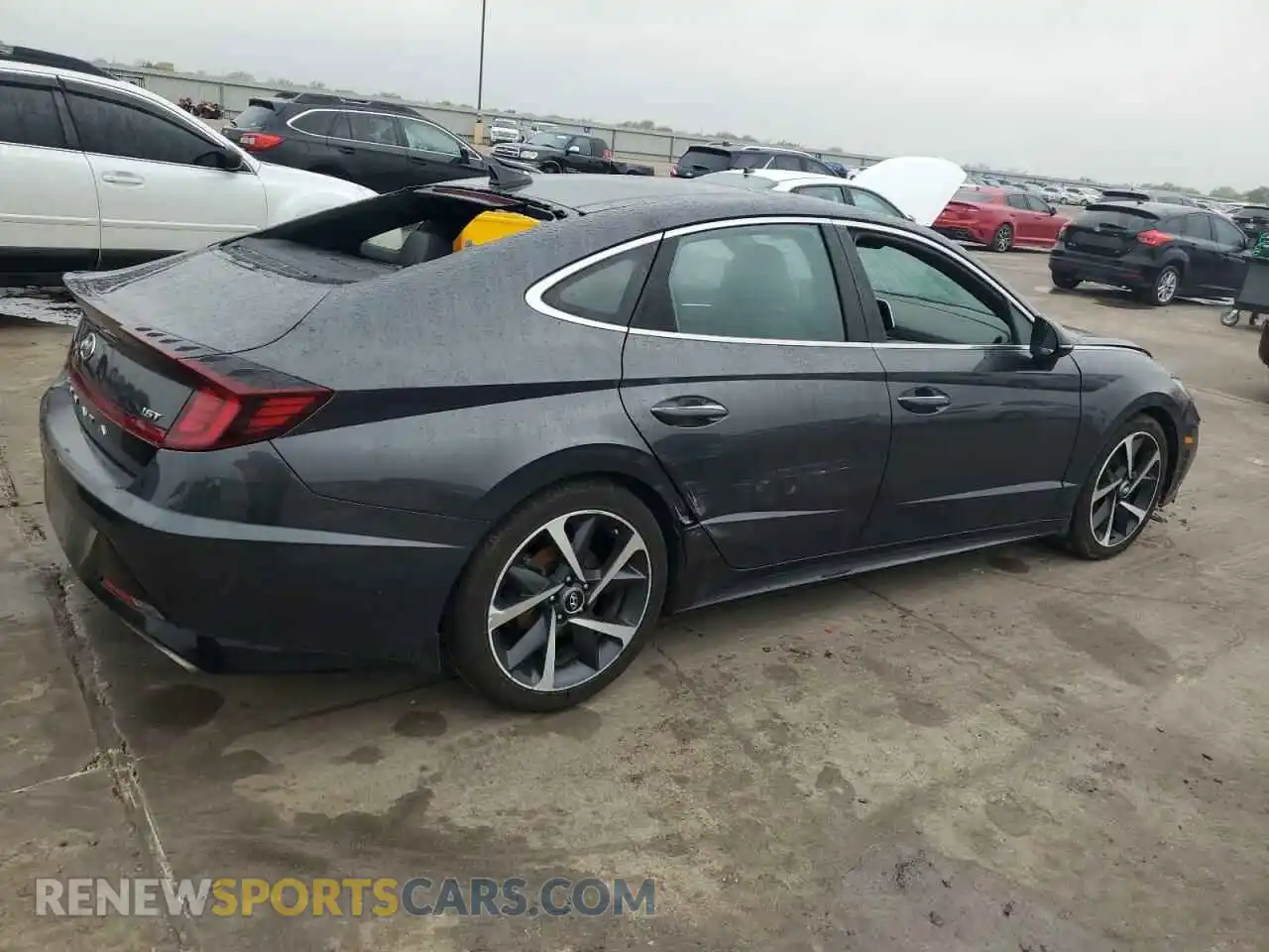 3 Photograph of a damaged car 5NPEJ4J24MH079580 HYUNDAI SONATA 2021
