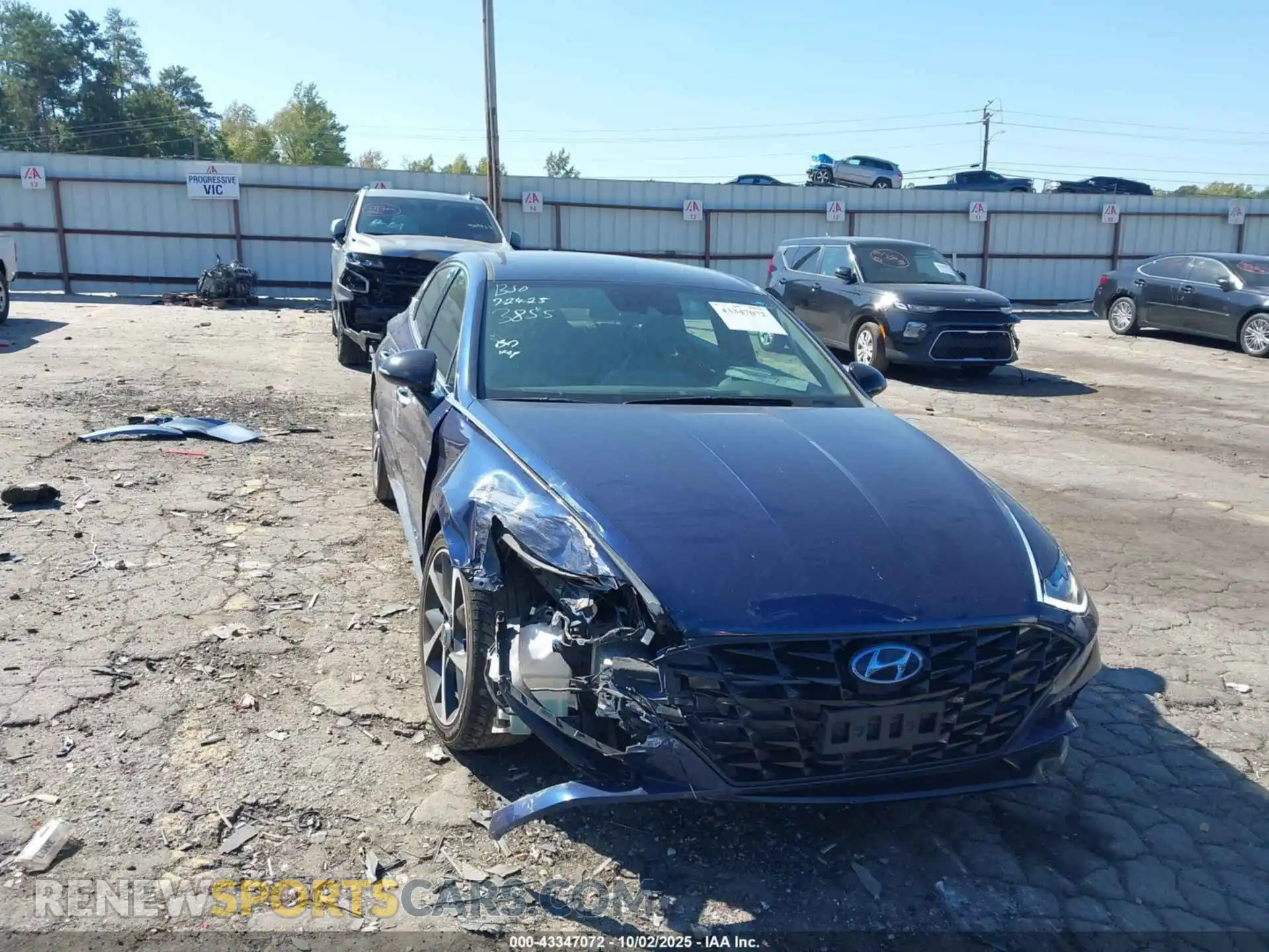 1 Photograph of a damaged car 5NPEJ4J24MH083855 HYUNDAI SONATA 2021