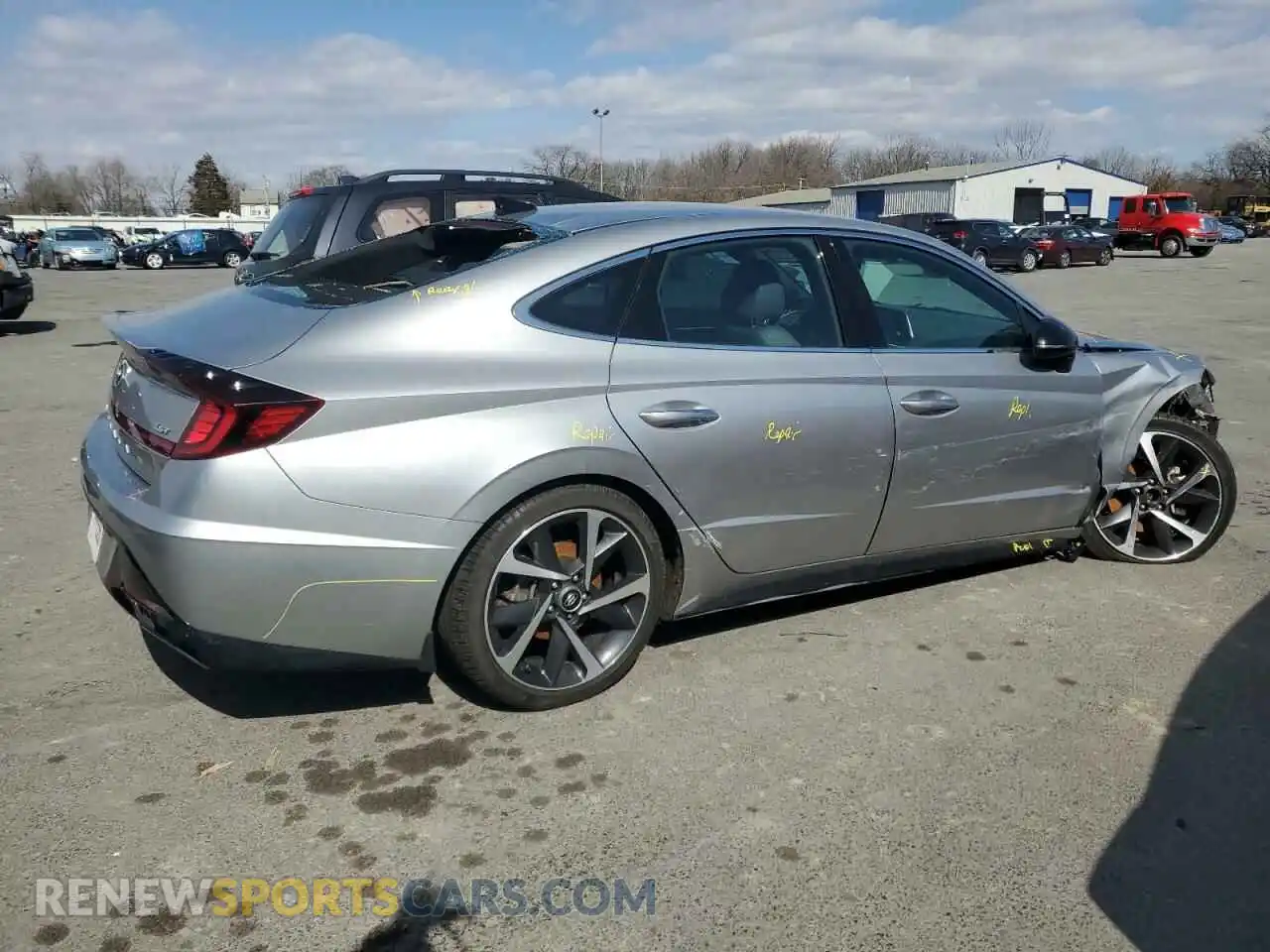 3 Photograph of a damaged car 5NPEJ4J24MH107913 HYUNDAI SONATA 2021