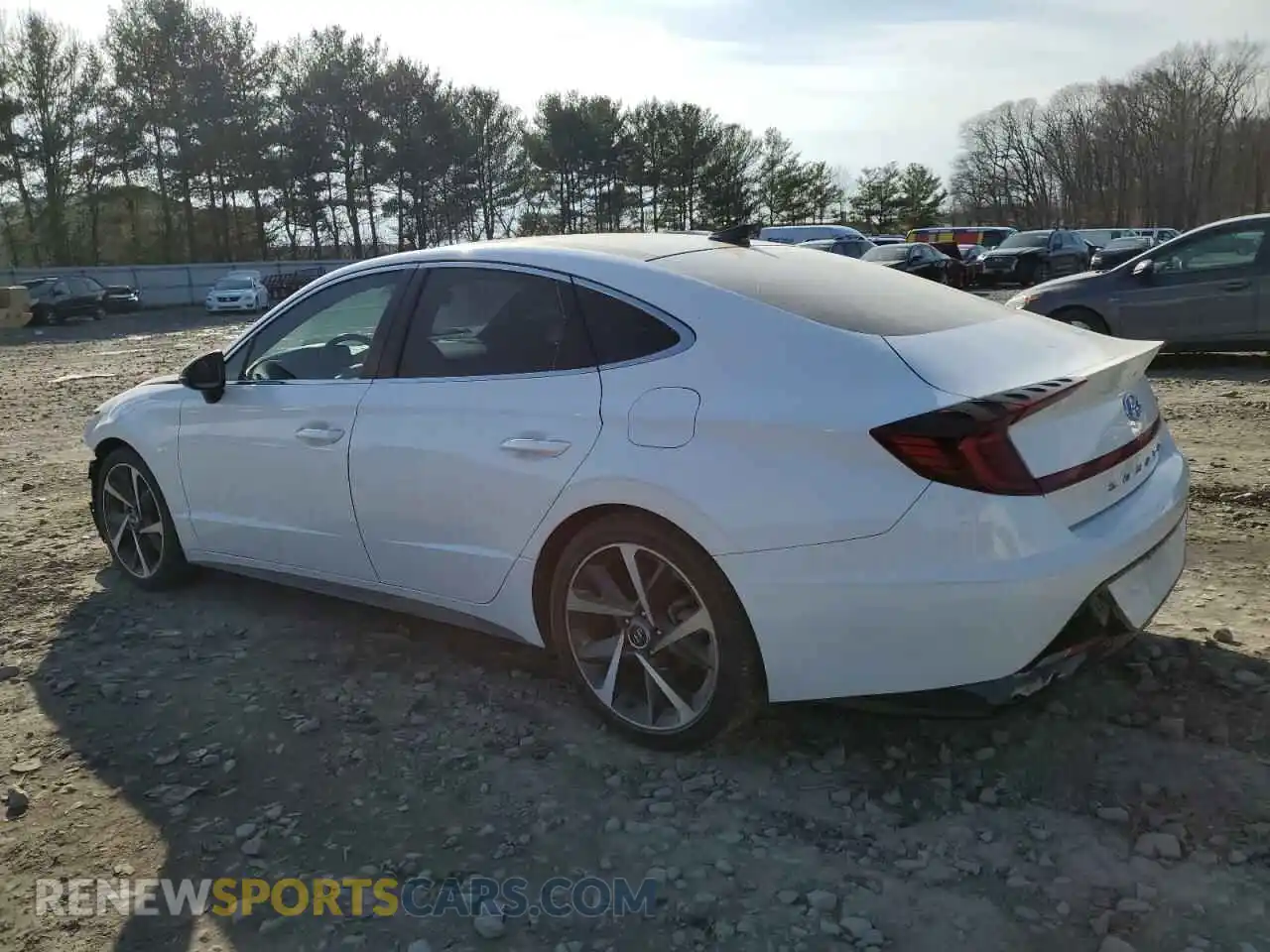 2 Photograph of a damaged car 5NPEJ4J24MH132634 HYUNDAI SONATA 2021