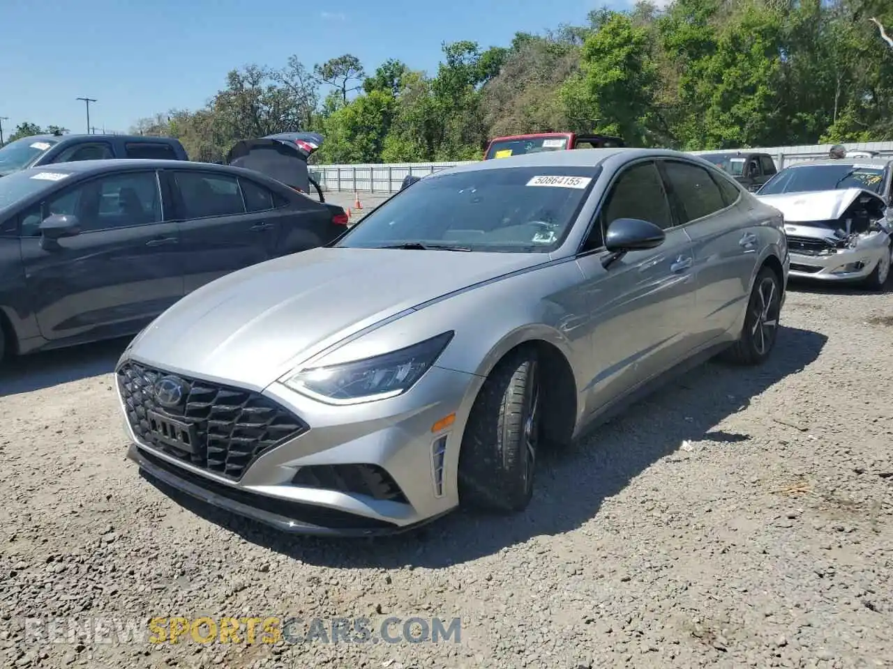 1 Photograph of a damaged car 5NPEJ4J25MH064733 HYUNDAI SONATA 2021