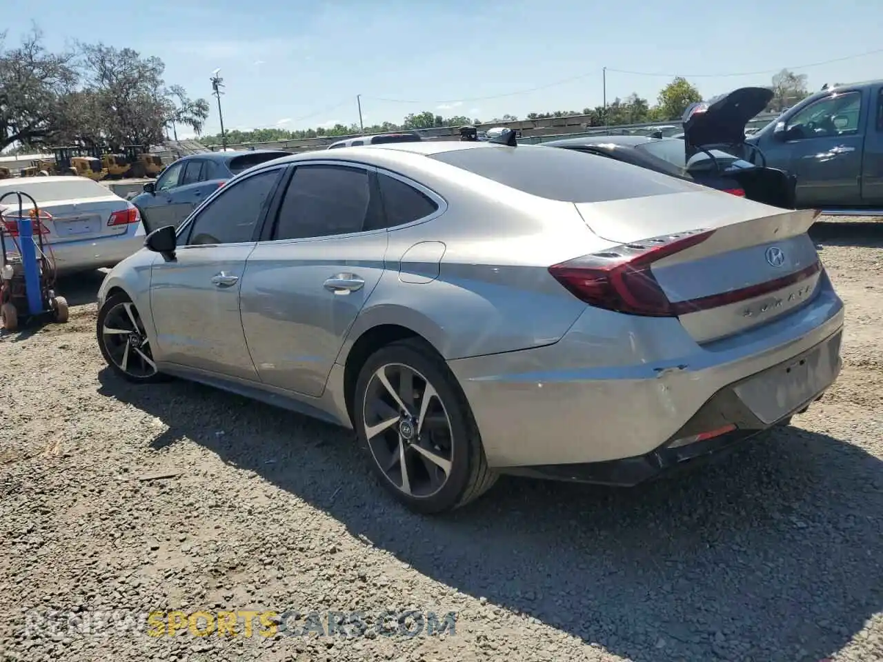 2 Photograph of a damaged car 5NPEJ4J25MH064733 HYUNDAI SONATA 2021