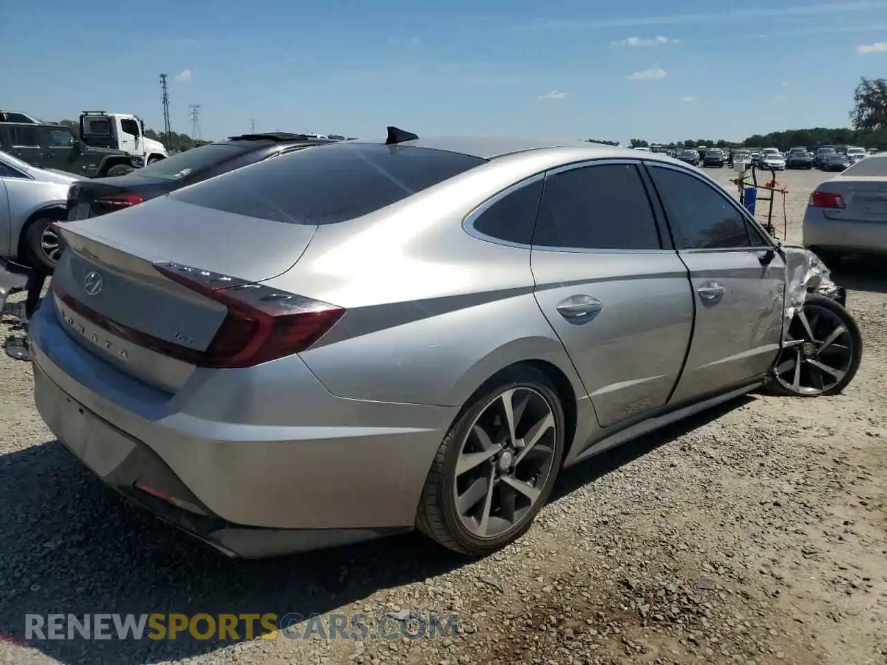 3 Photograph of a damaged car 5NPEJ4J25MH064733 HYUNDAI SONATA 2021