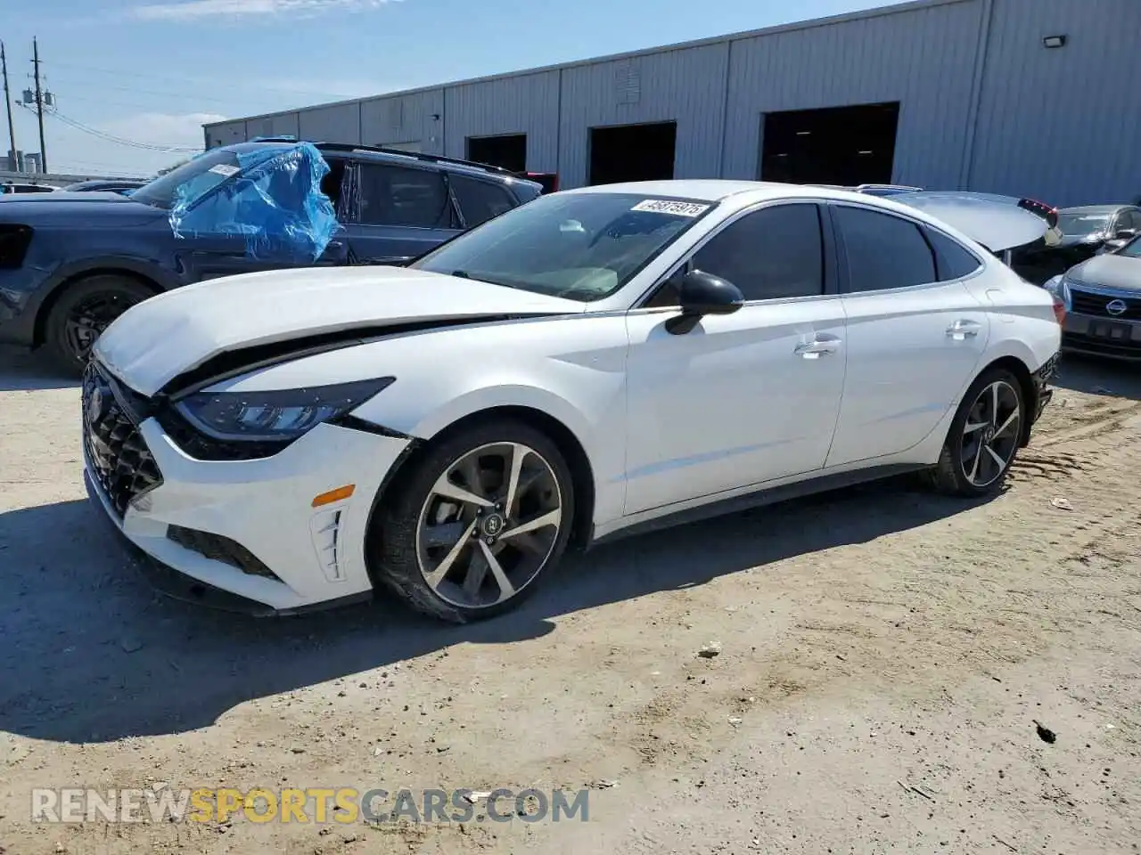 1 fotografías del automóvil dañado 5NPEJ4J25MH107998 HYUNDAI SONATA 2021