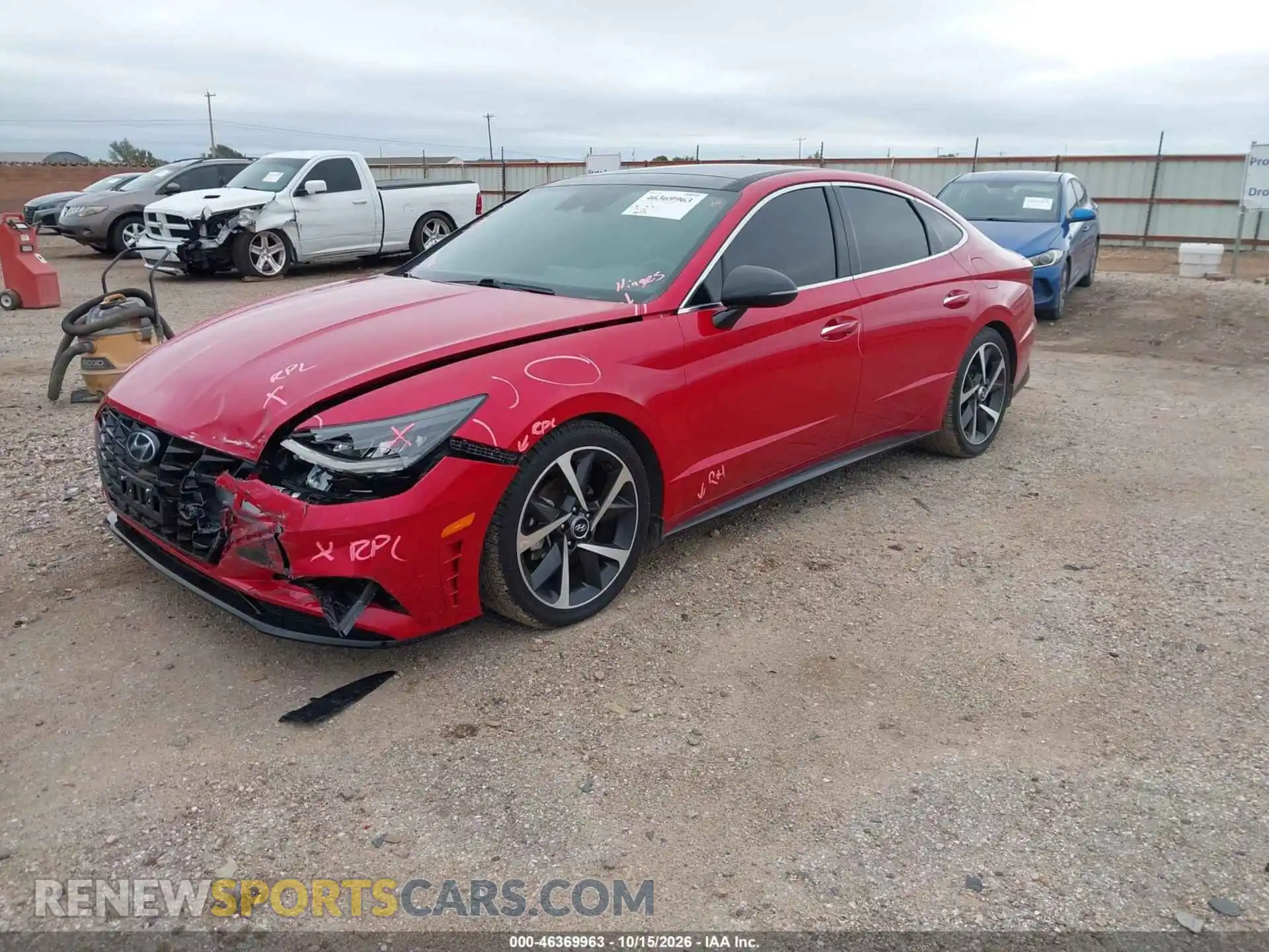 2 Photograph of a damaged car 5NPEJ4J25MH133159 HYUNDAI SONATA 2021