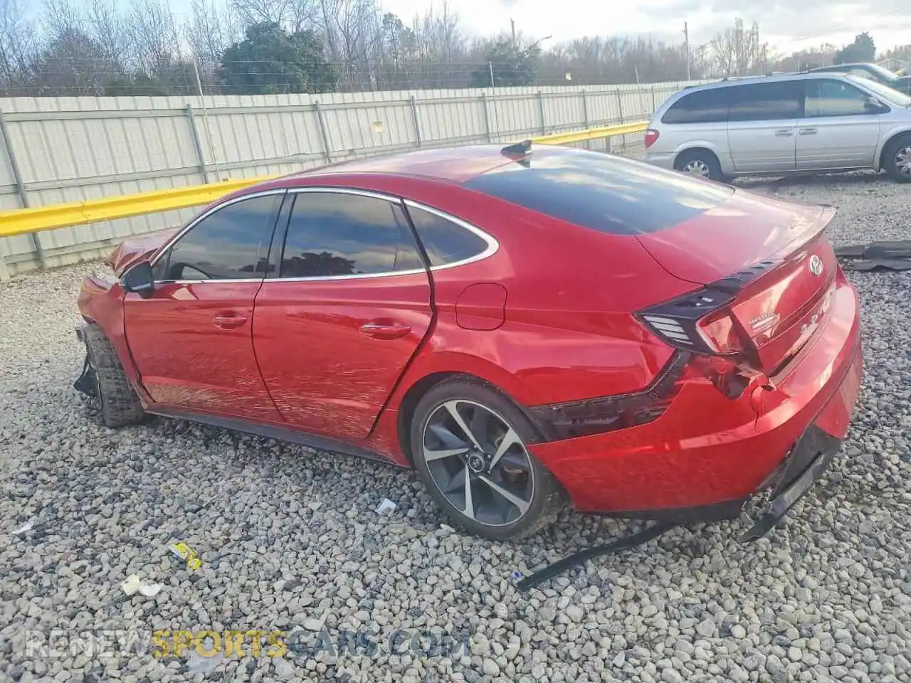 2 Photograph of a damaged car 5NPEJ4J26MH063896 HYUNDAI SONATA 2021