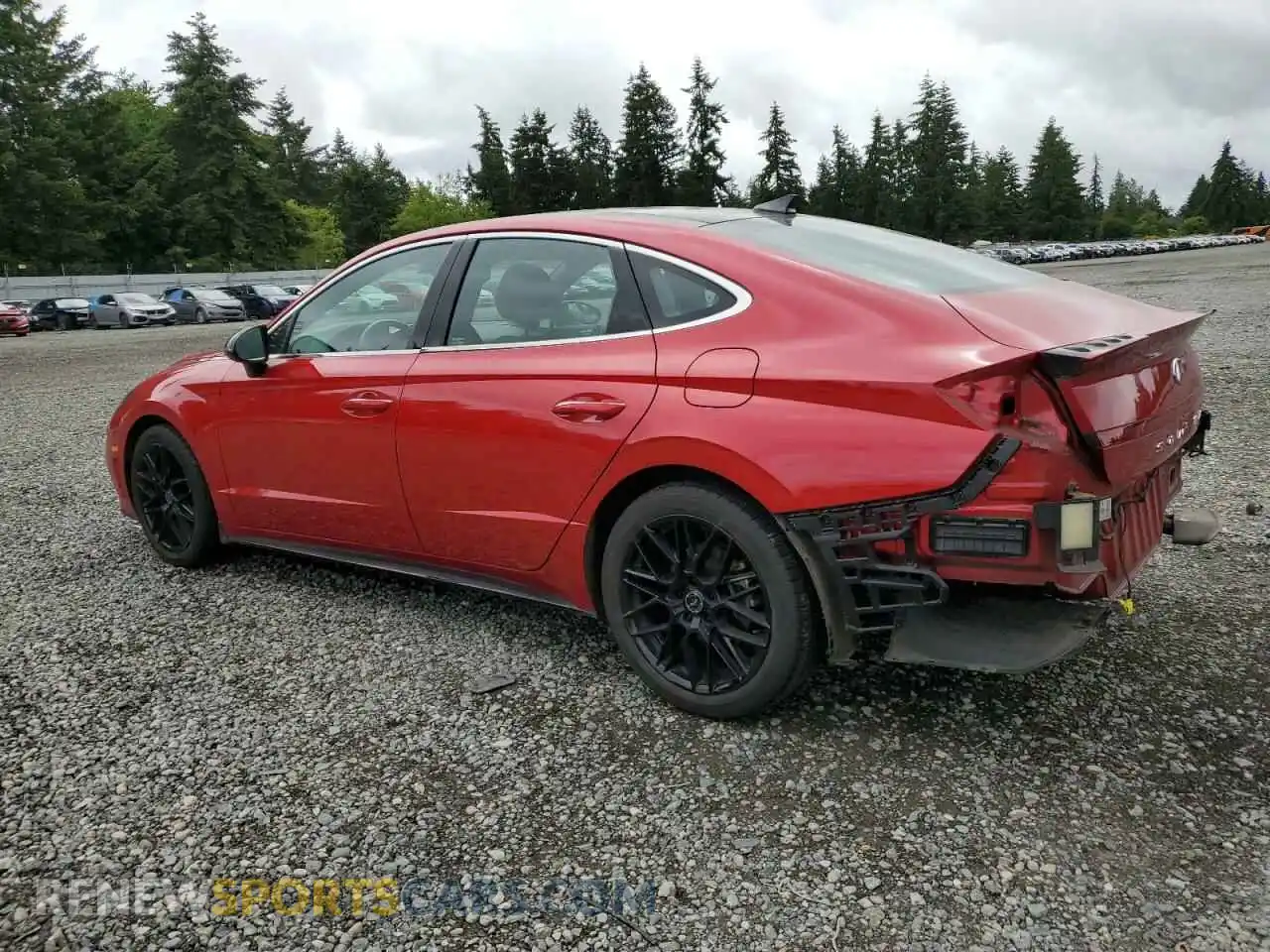 2 Photograph of a damaged car 5NPEJ4J26MH081542 HYUNDAI SONATA 2021