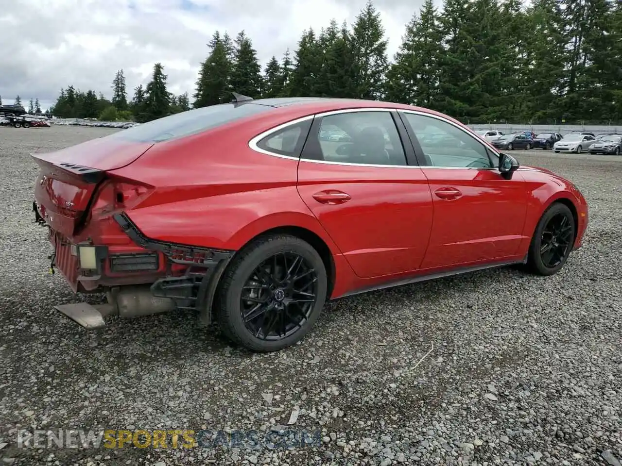 3 Photograph of a damaged car 5NPEJ4J26MH081542 HYUNDAI SONATA 2021
