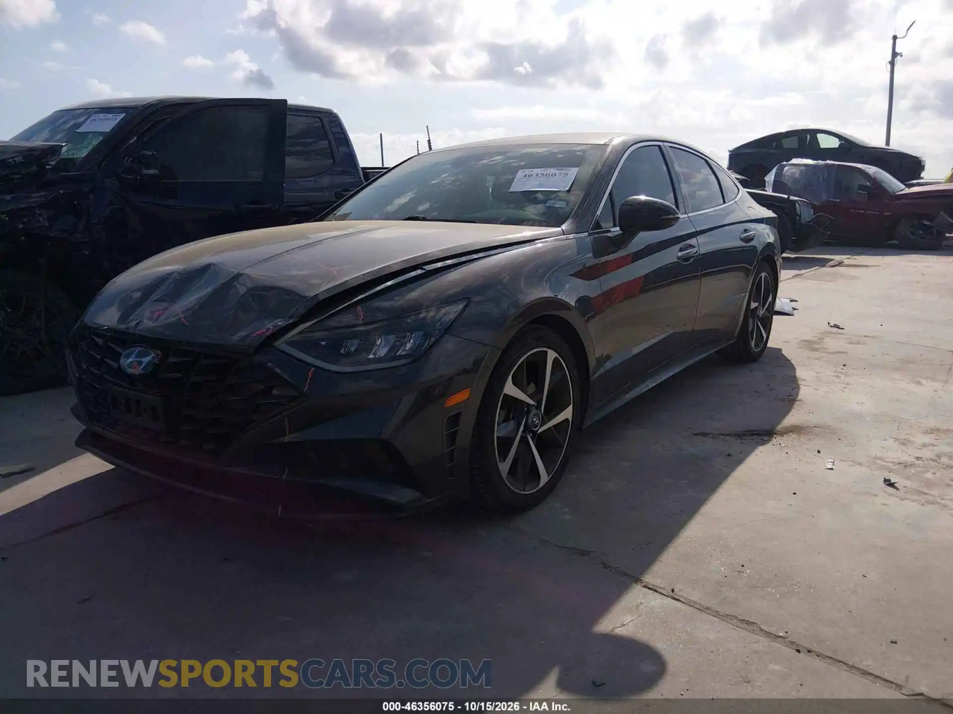 2 Photograph of a damaged car 5NPEJ4J26MH097580 HYUNDAI SONATA 2021