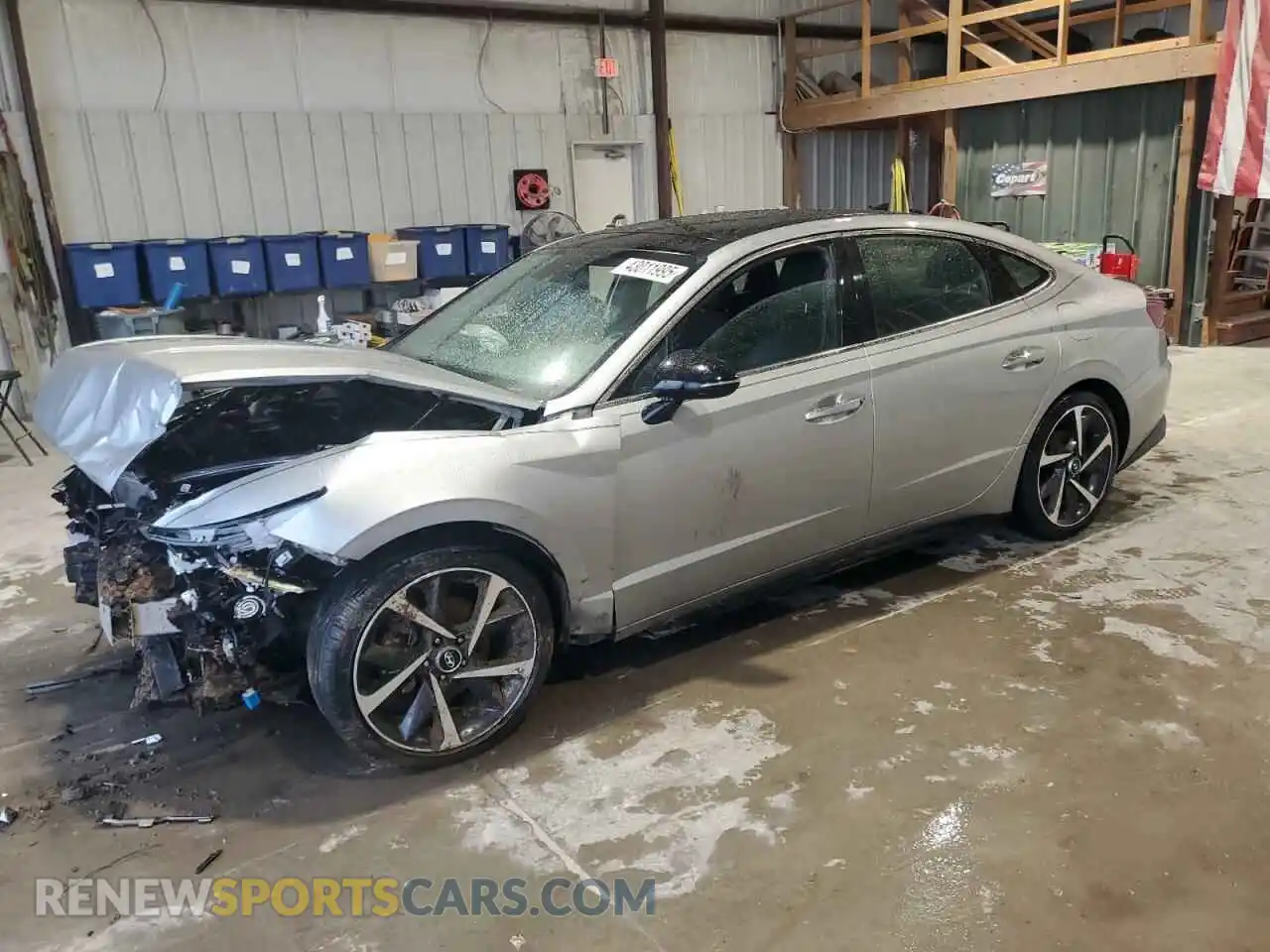1 fotografías del automóvil dañado 5NPEJ4J26MH117777 HYUNDAI SONATA 2021