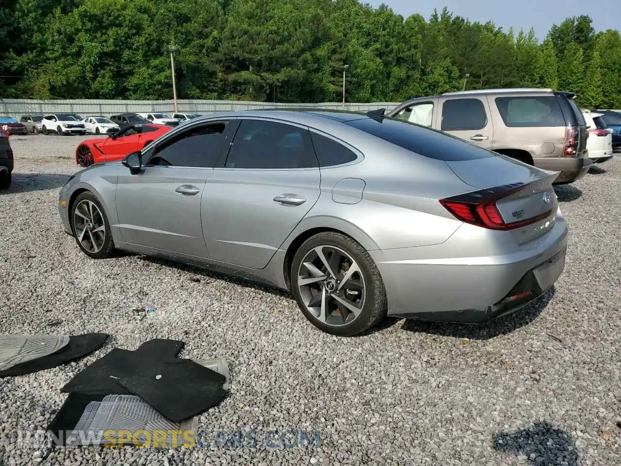2 Photograph of a damaged car 5NPEJ4J27MH074891 HYUNDAI SONATA 2021