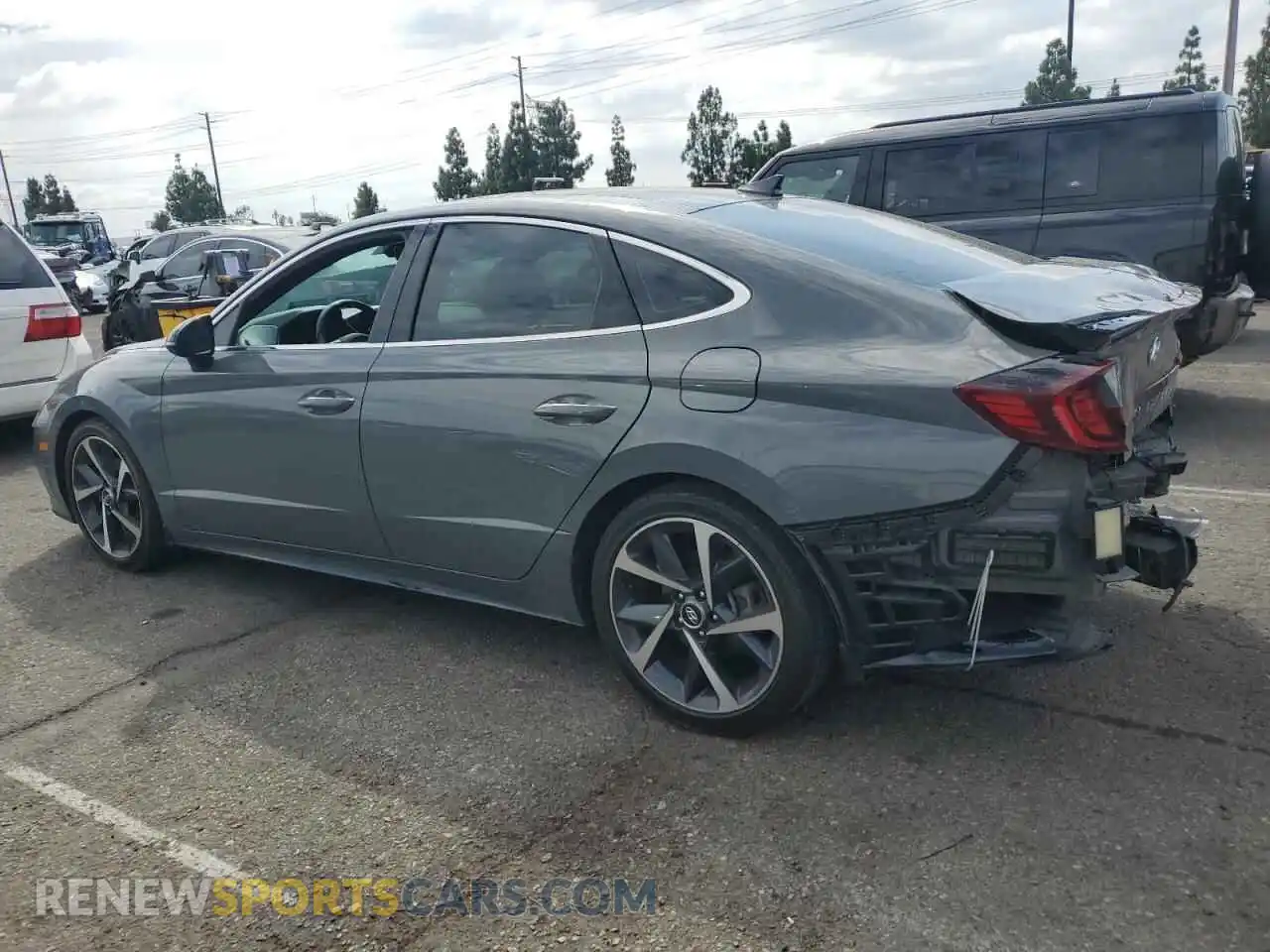 2 Photograph of a damaged car 5NPEJ4J27MH089973 HYUNDAI SONATA 2021