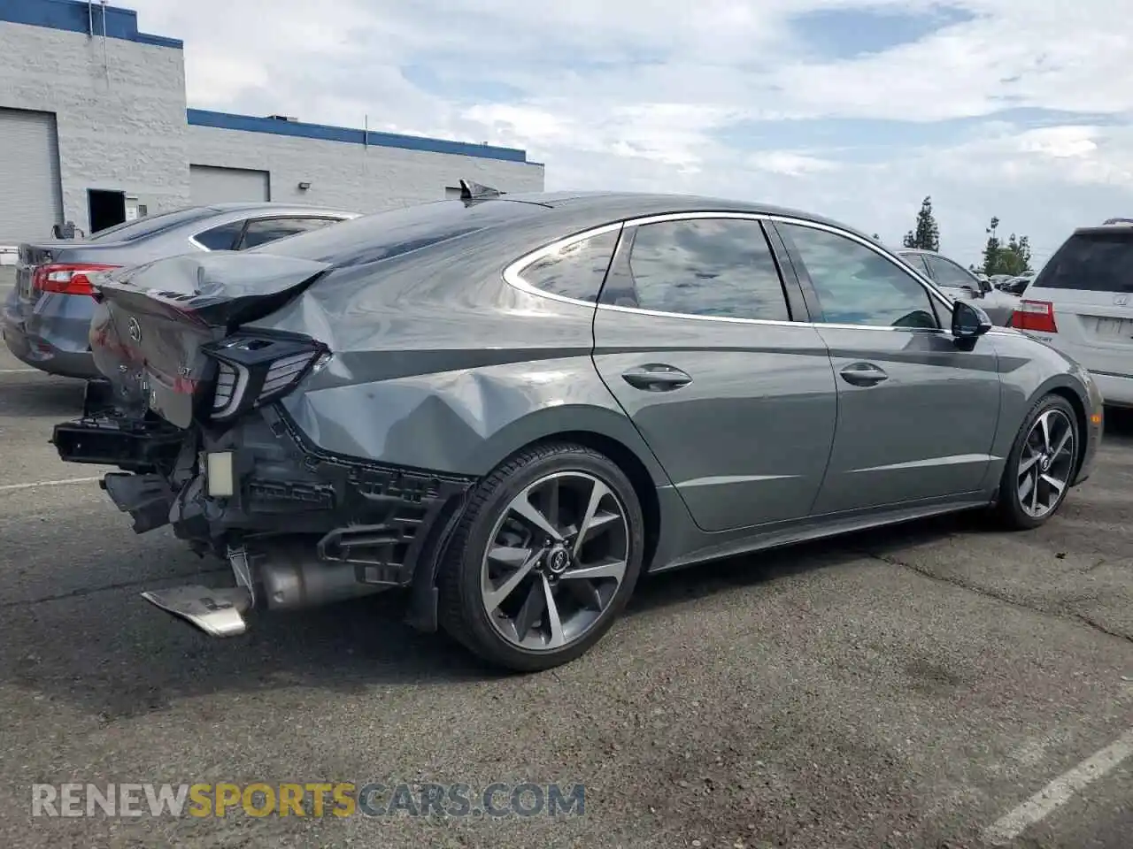 3 Photograph of a damaged car 5NPEJ4J27MH089973 HYUNDAI SONATA 2021