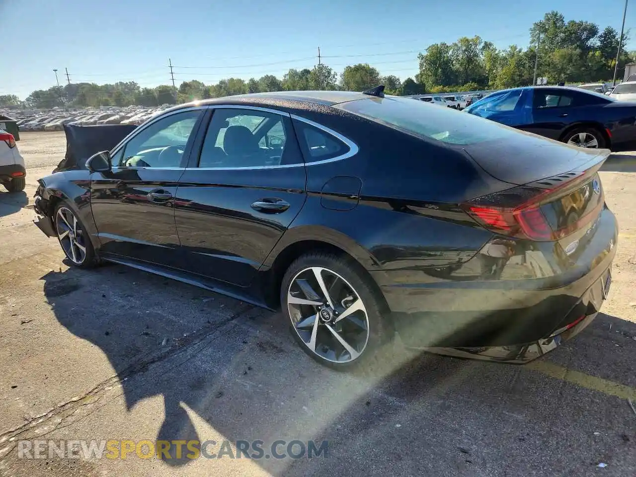 2 Photograph of a damaged car 5NPEJ4J27MH101118 HYUNDAI SONATA 2021