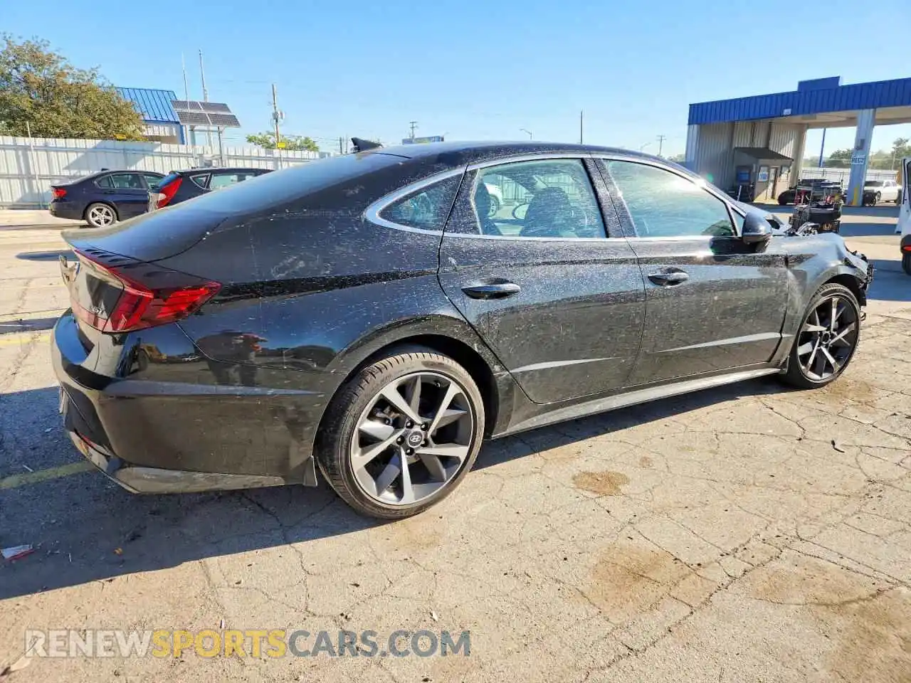 3 Photograph of a damaged car 5NPEJ4J27MH101118 HYUNDAI SONATA 2021