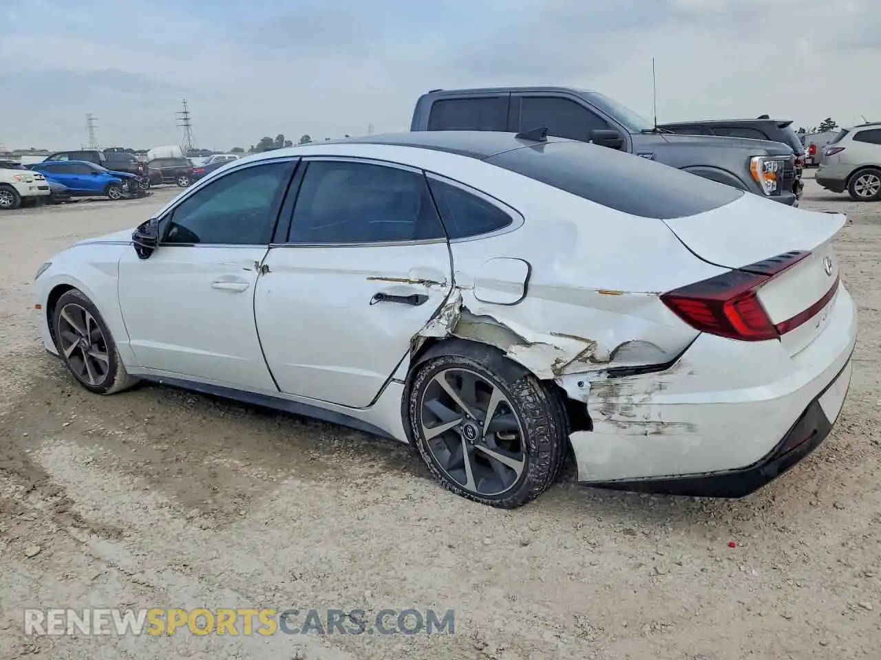 2 Photograph of a damaged car 5NPEJ4J27MH106223 HYUNDAI SONATA 2021