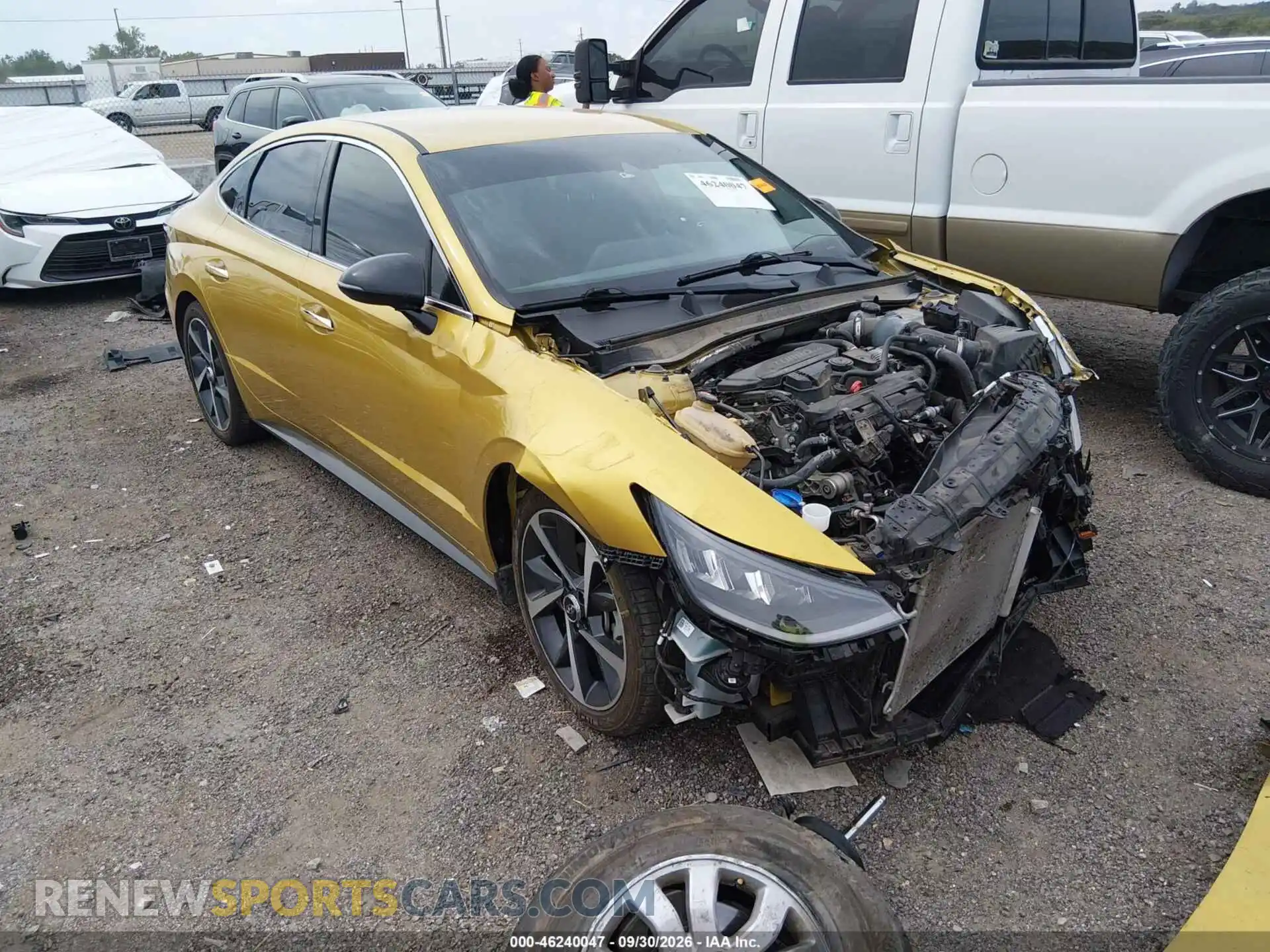 1 Photograph of a damaged car 5NPEJ4J27MH128044 HYUNDAI SONATA 2021